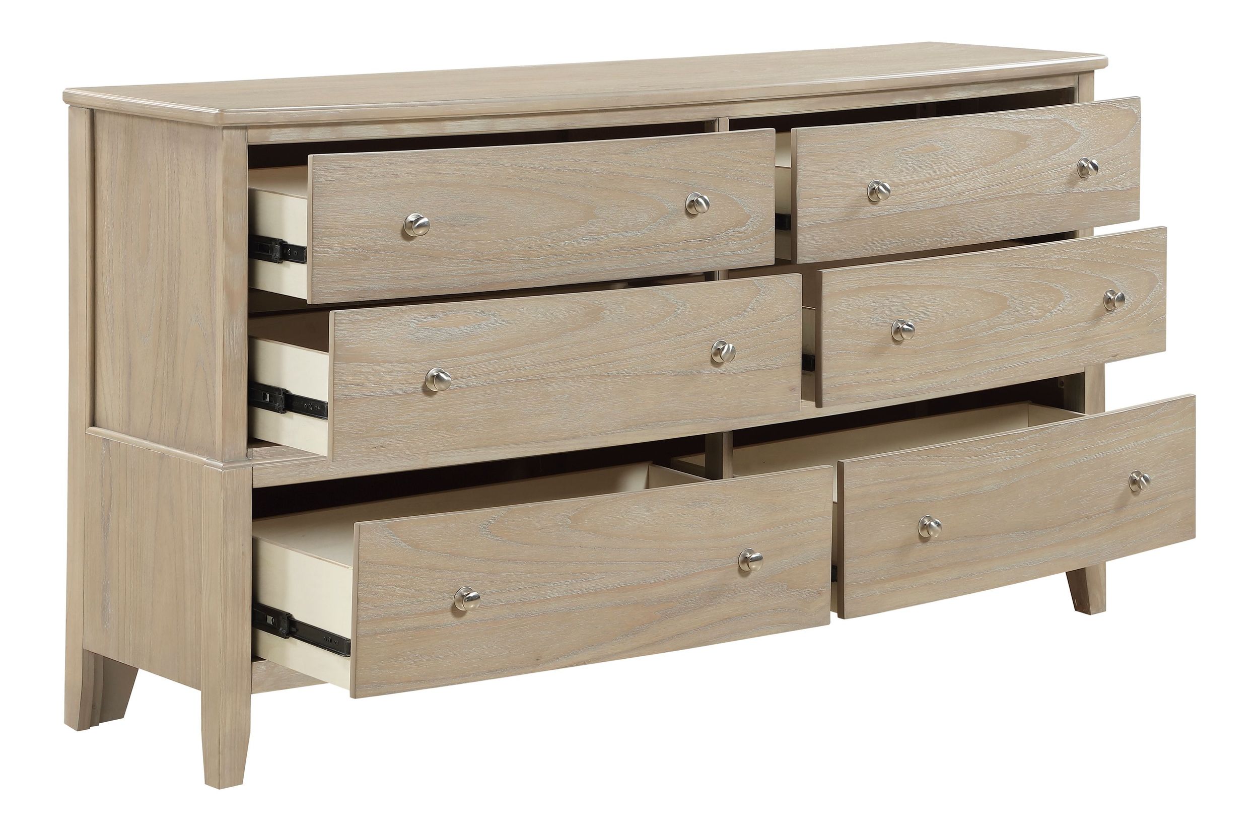 Cotterill Wood 6-Drawer Double Dresser