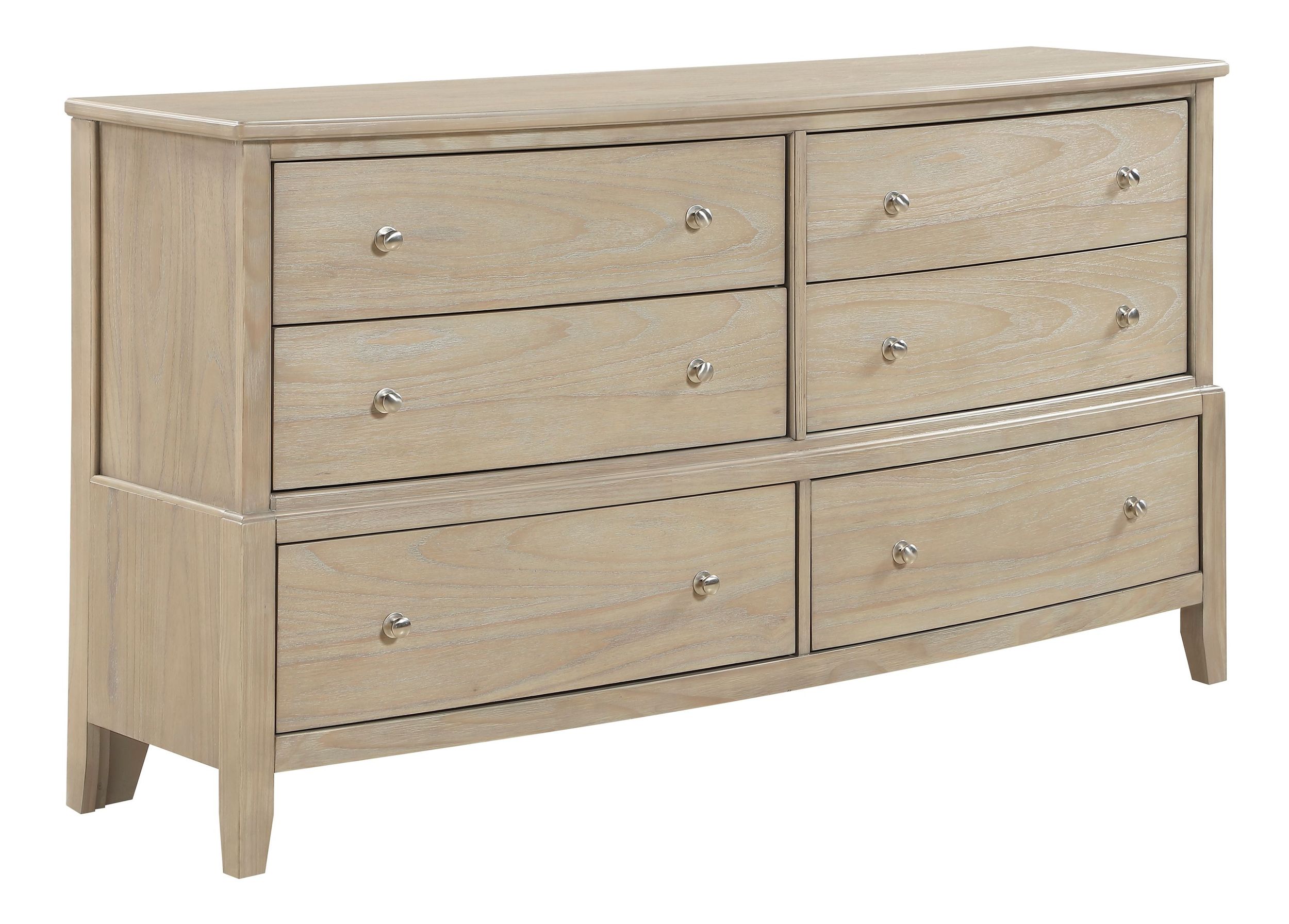 Cotterill Wood 6-Drawer Double Dresser