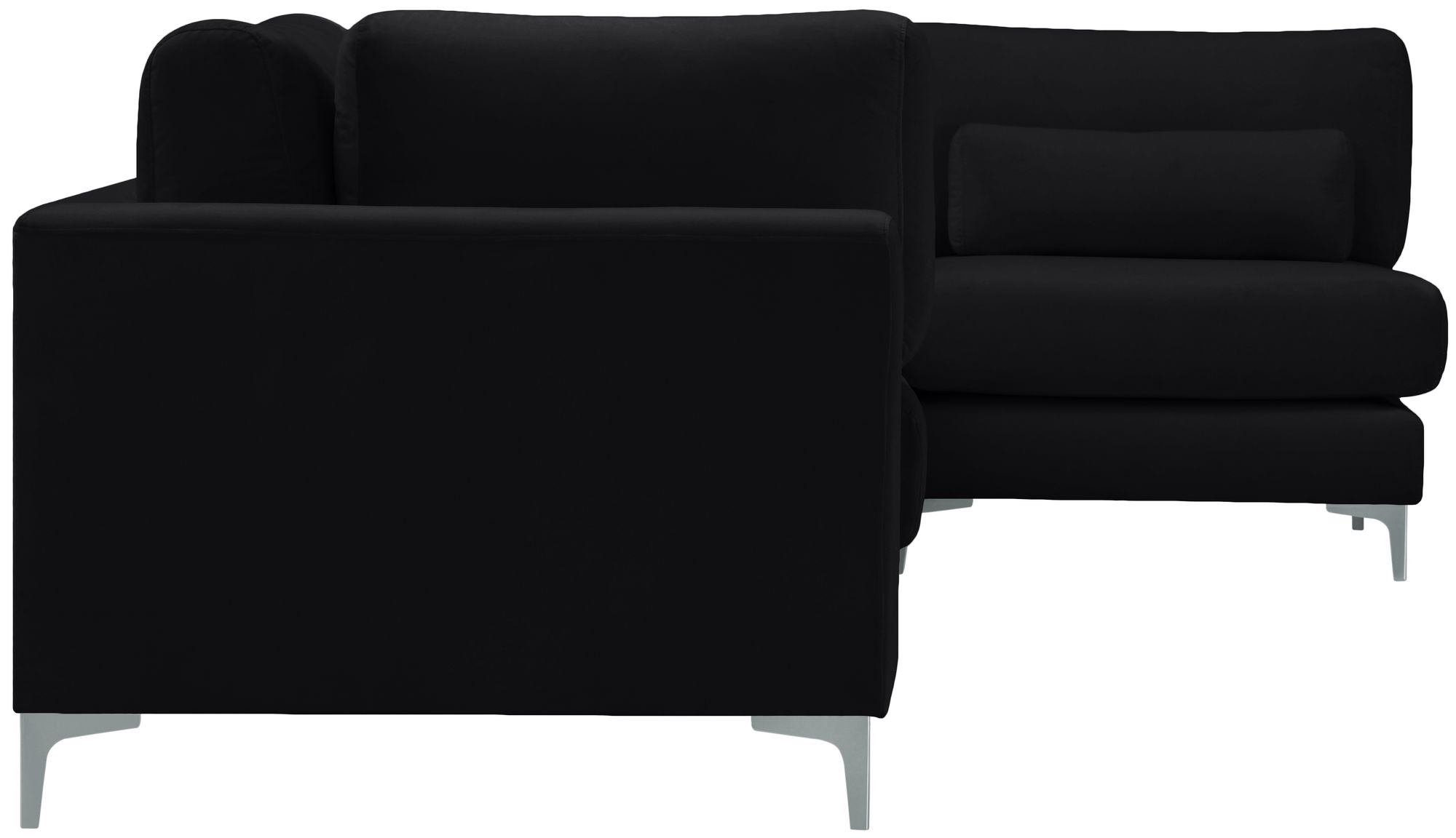 Julia 108.5" 4-Piece Velvet Modular Corner Sectional