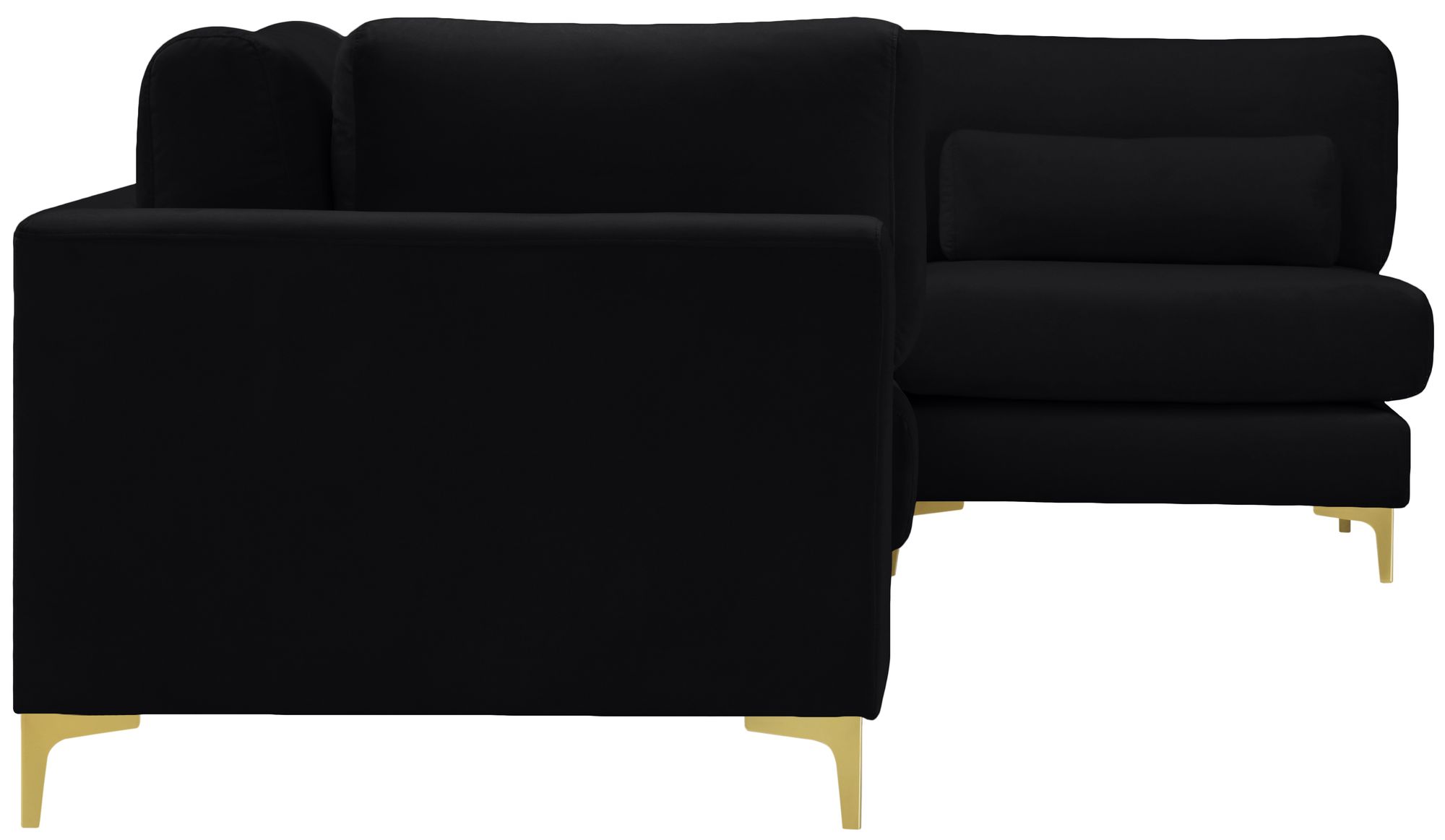 Julia 142" 5-Piece Velvet Modular Sectional