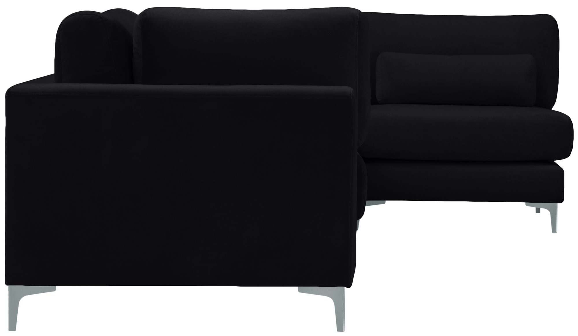 Julia 142" 5-Piece Velvet Modular Sectional
