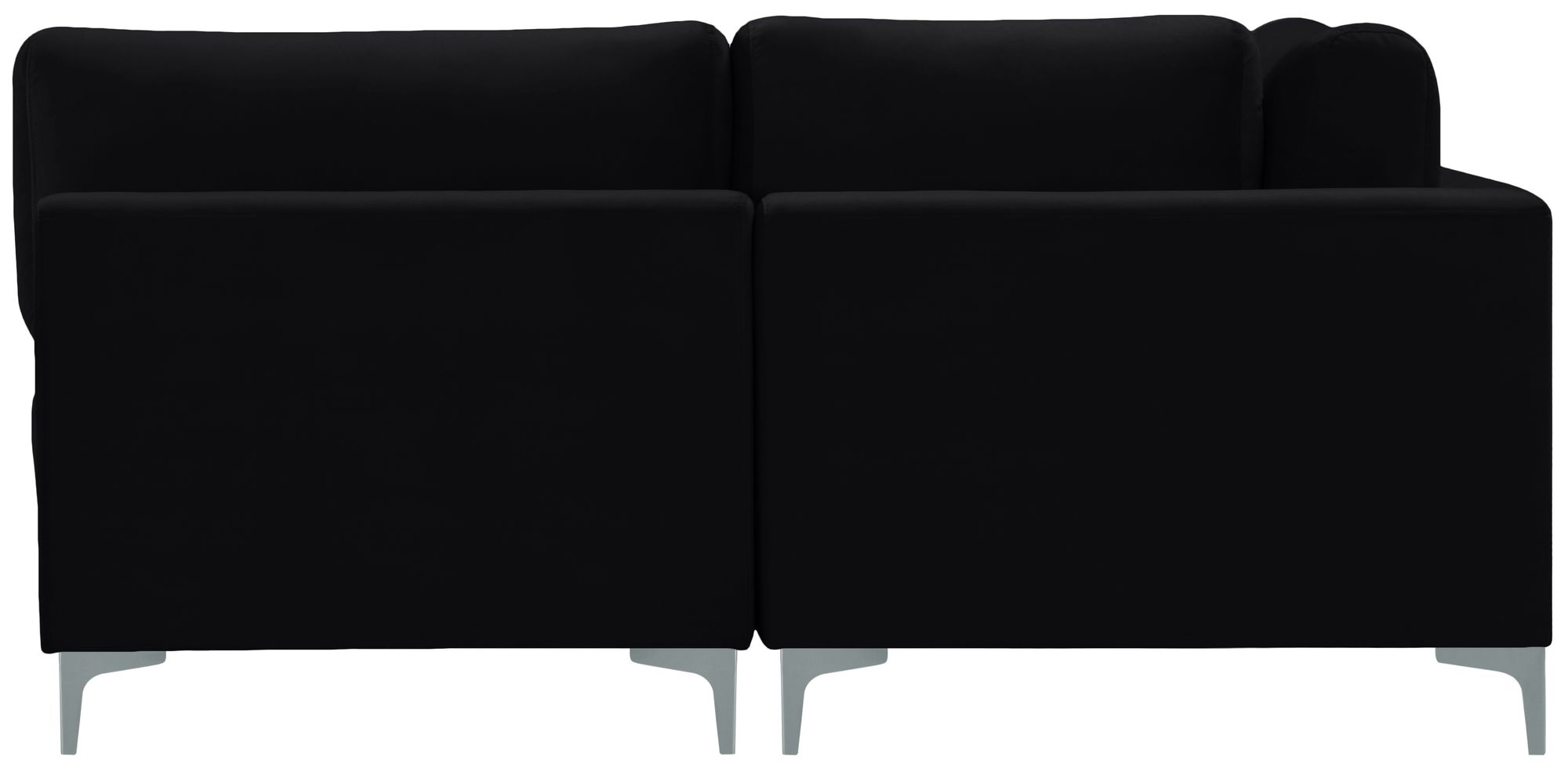 Julia 142" 5-Piece Velvet Modular Sectional