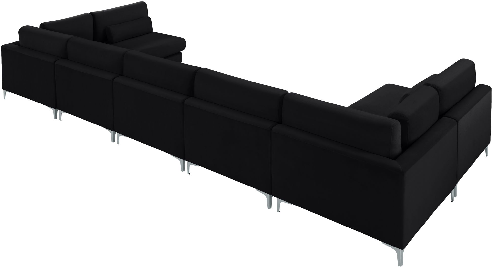 Julia 175.5" 7-Piece Velvet Modular Sectional