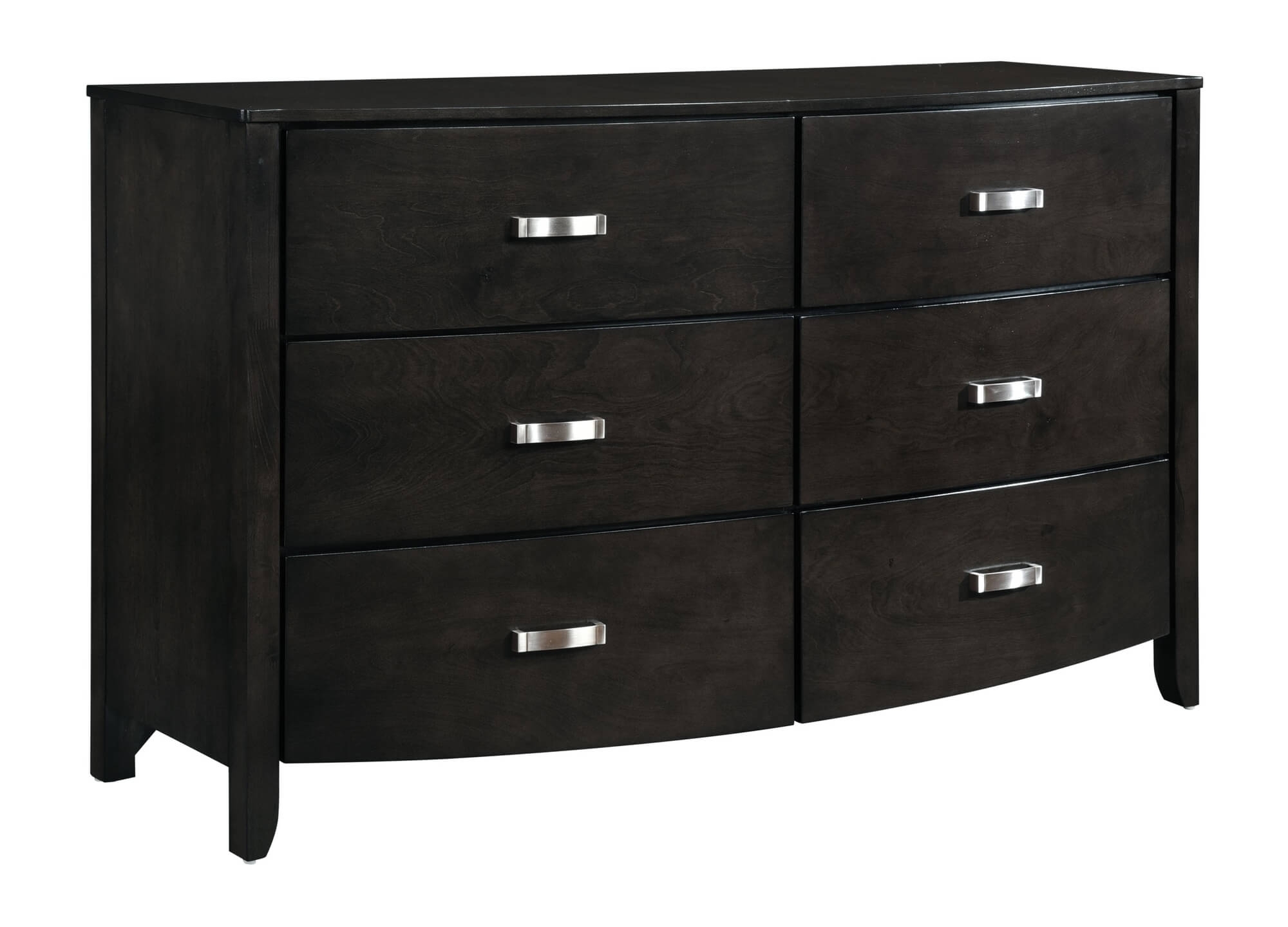 Lyric Leatherette/Wood/Wood Veneer Sleigh Platform Bedroom Set w/ Footboard Storage