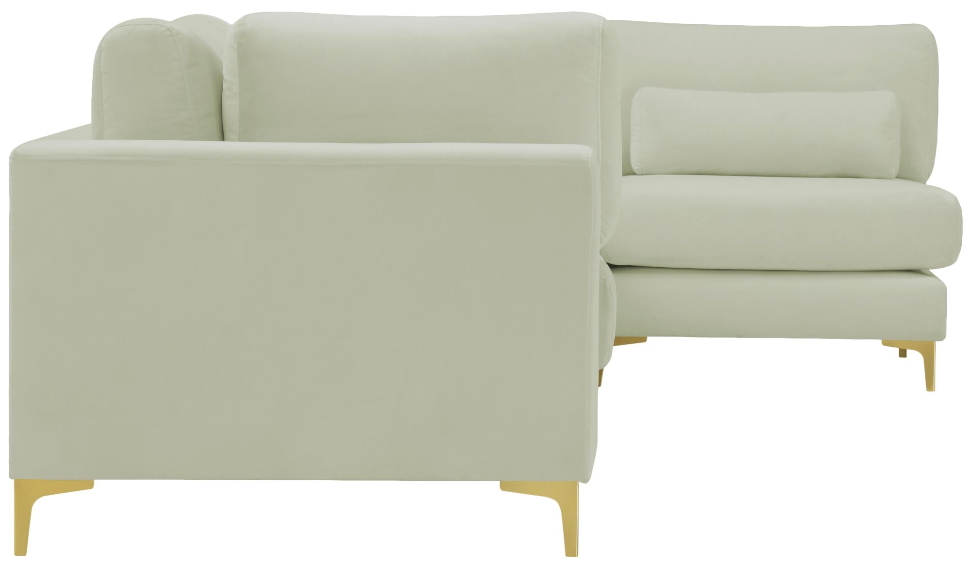 Julia 142" 5-Piece Velvet Modular Sectional