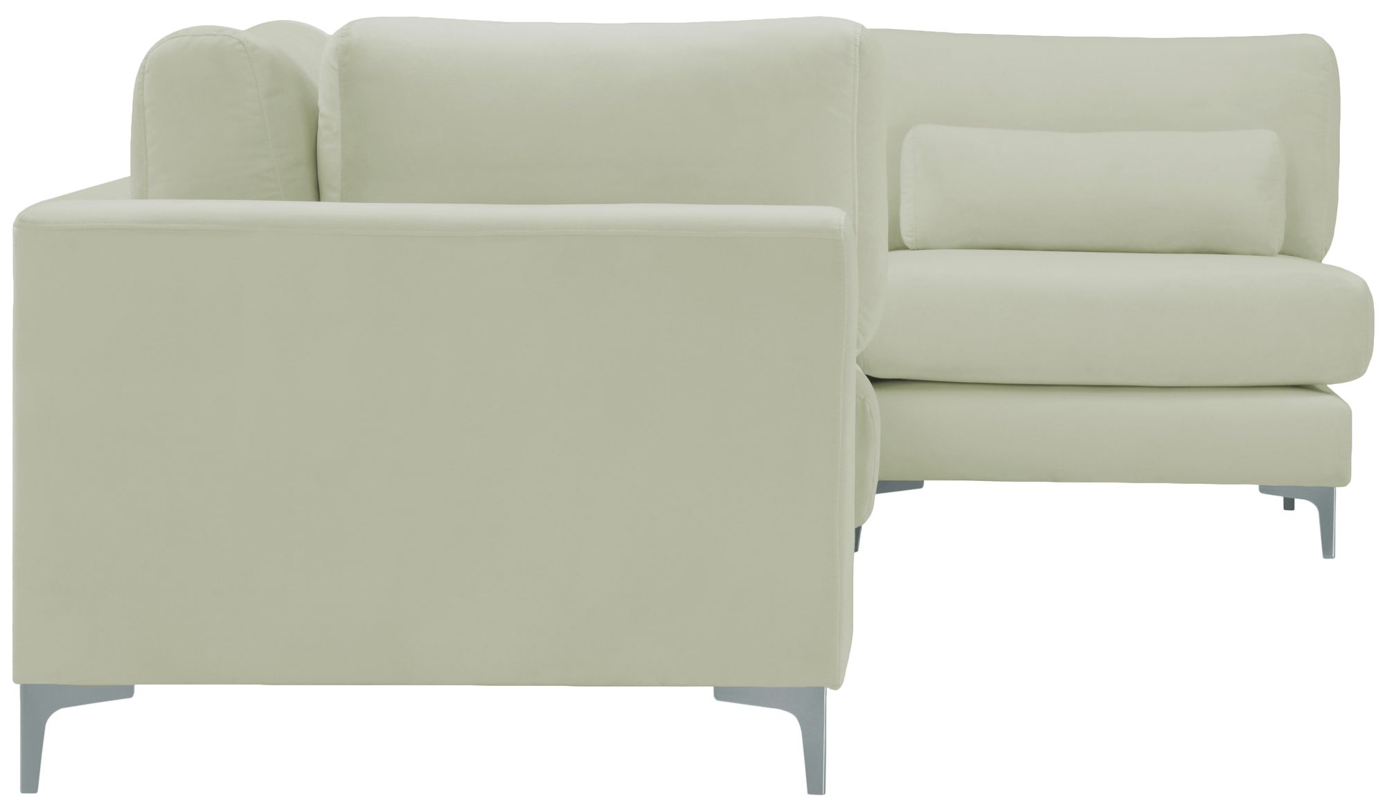 Julia 142" 5-Piece Velvet Modular Sectional