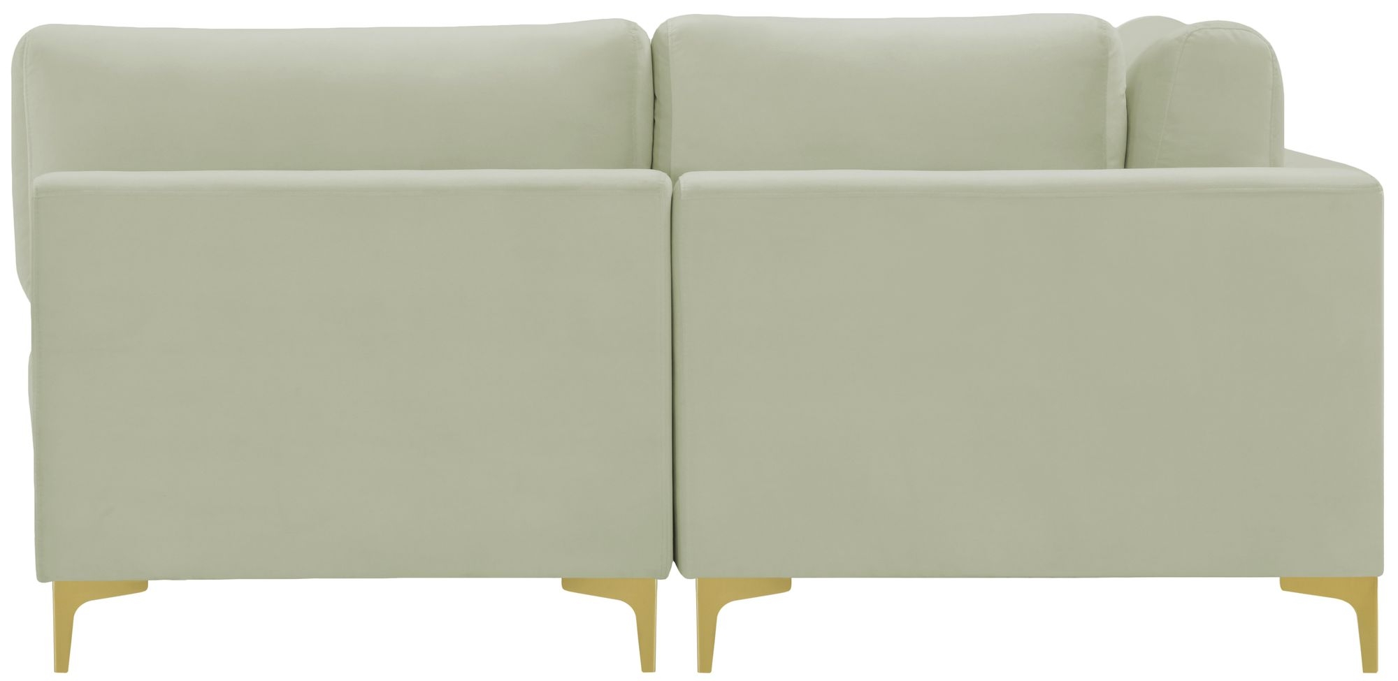 Julia 142" 5-Piece Velvet Modular Sectional