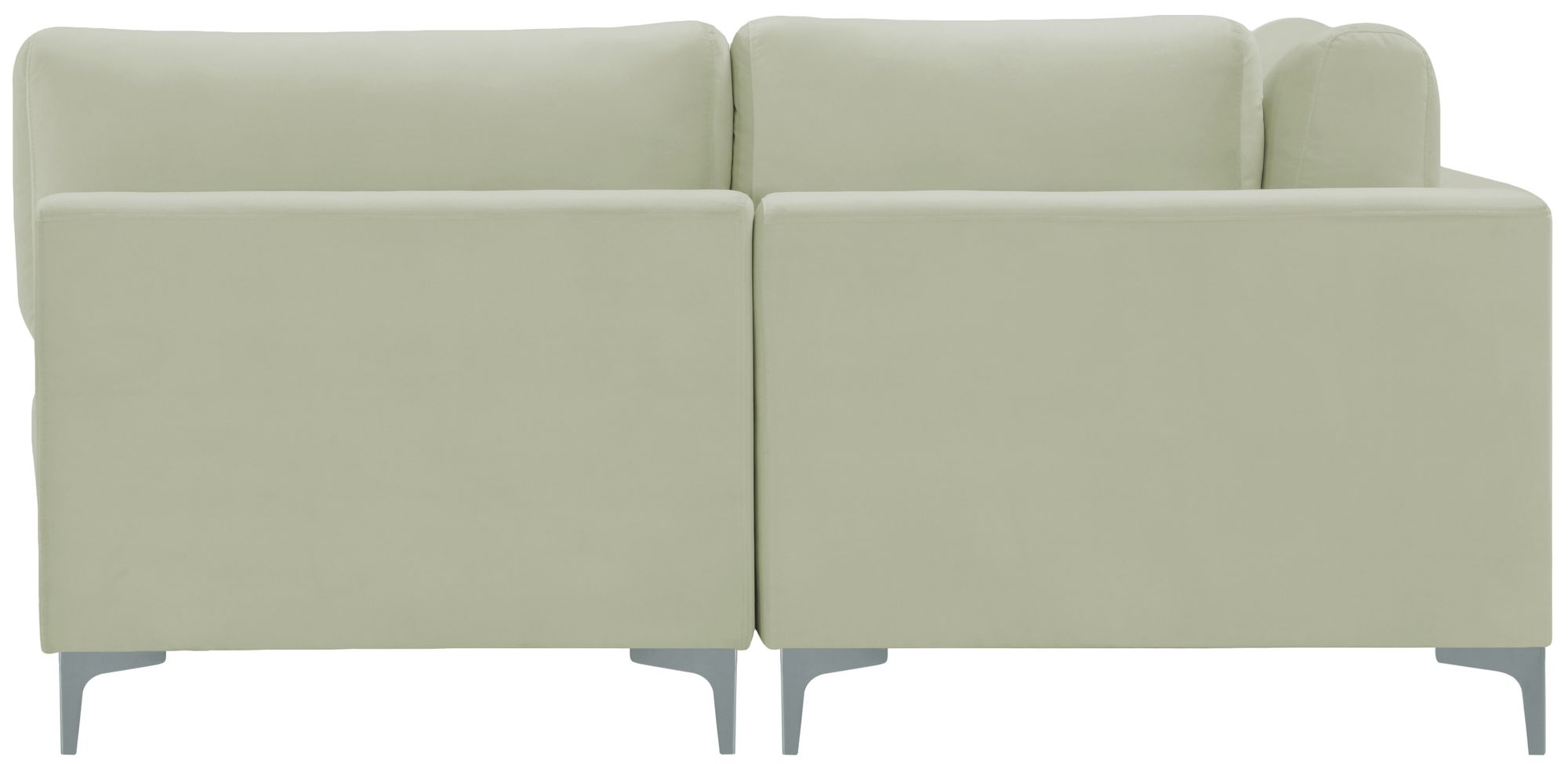 Julia 142" 5-Piece Velvet Modular Sectional