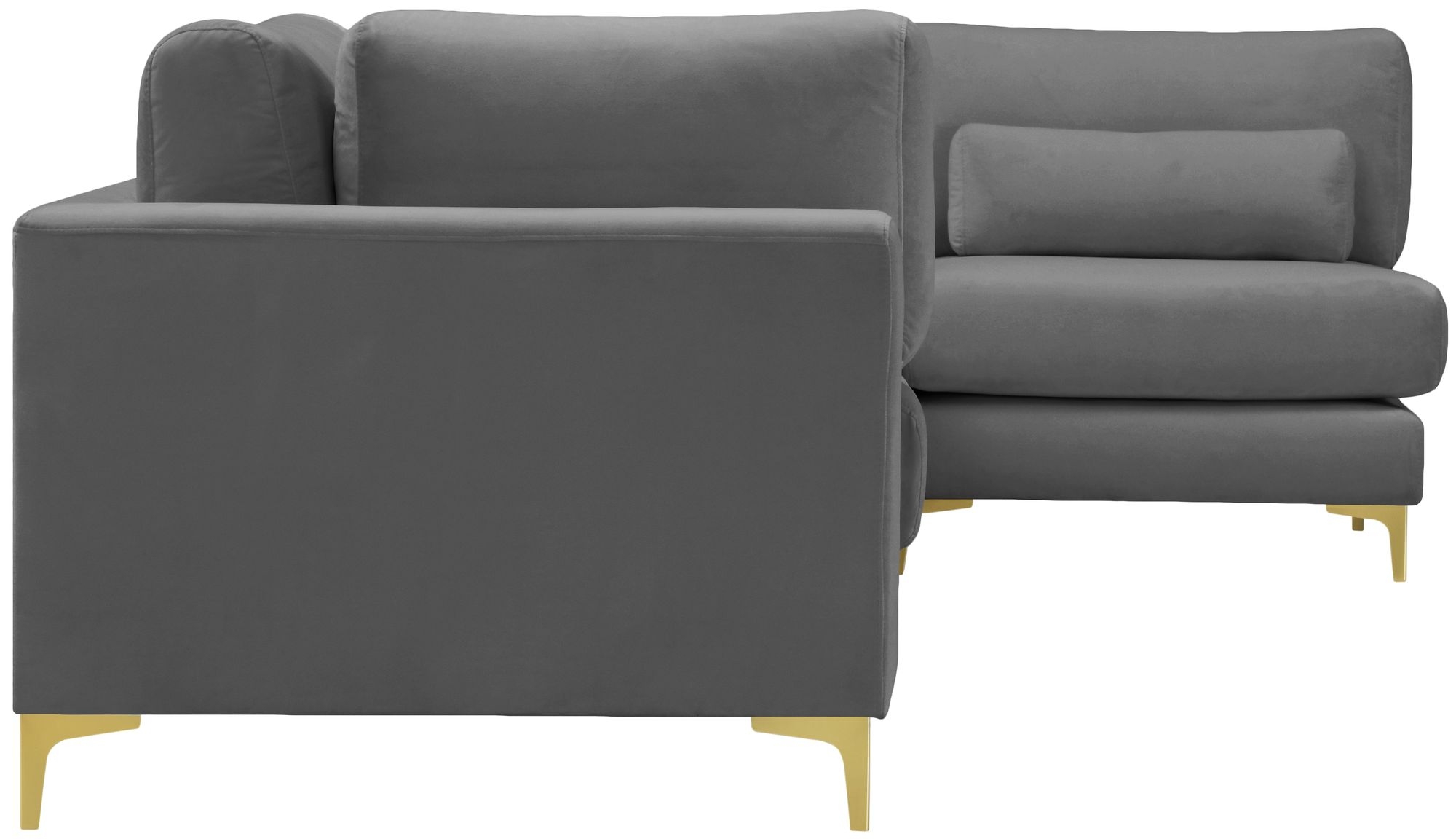Julia 142" 5-Piece Velvet Modular Sectional