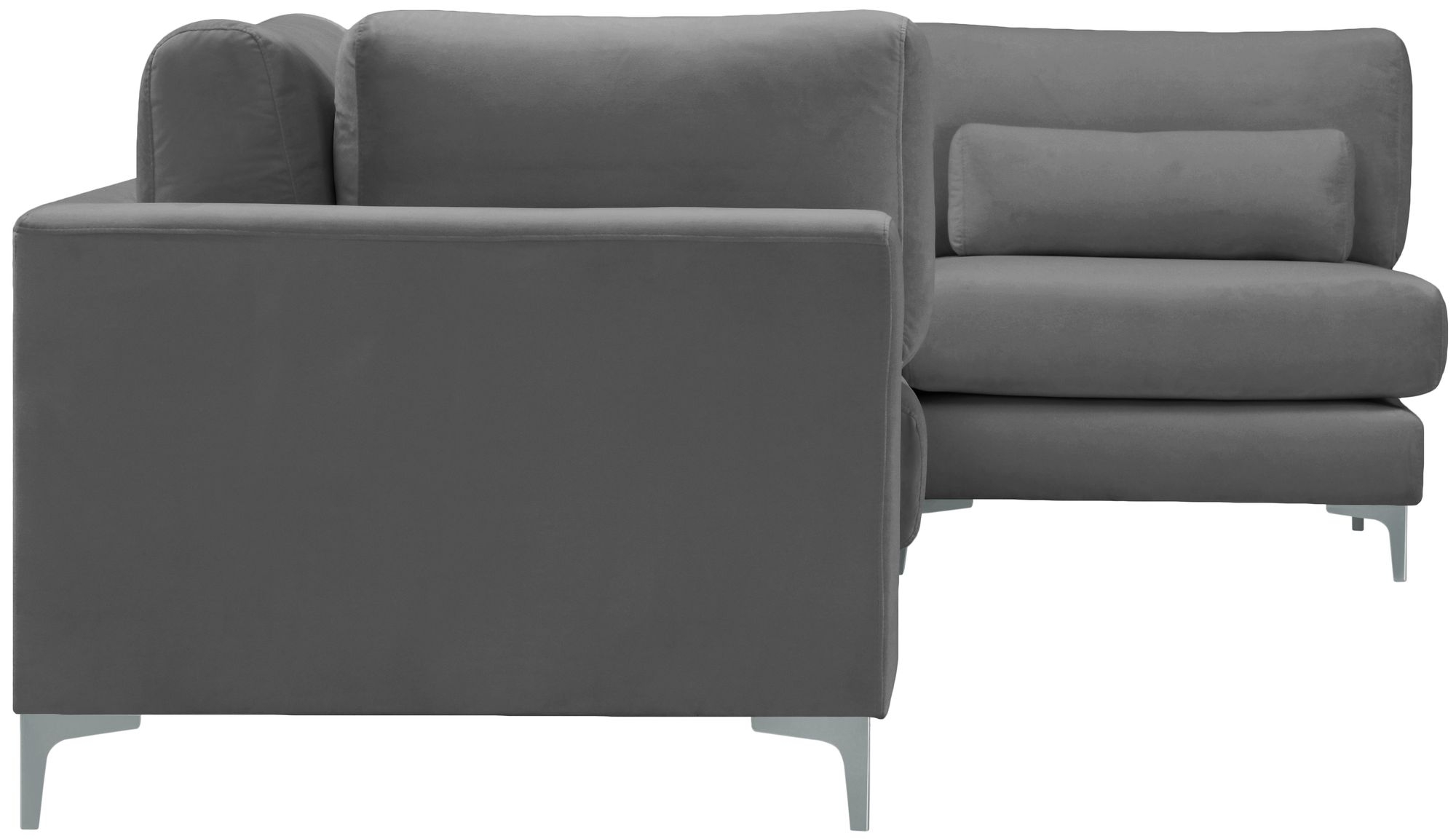 Julia 142" 5-Piece Velvet Modular Sectional