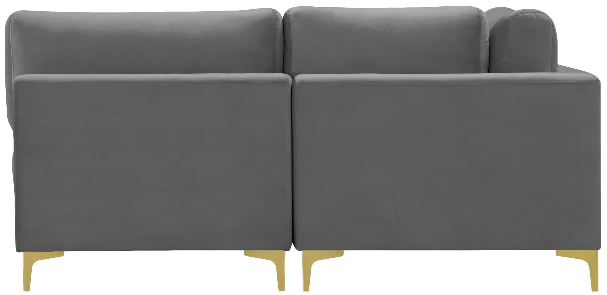 Julia 142" 5-Piece Velvet Modular Sectional