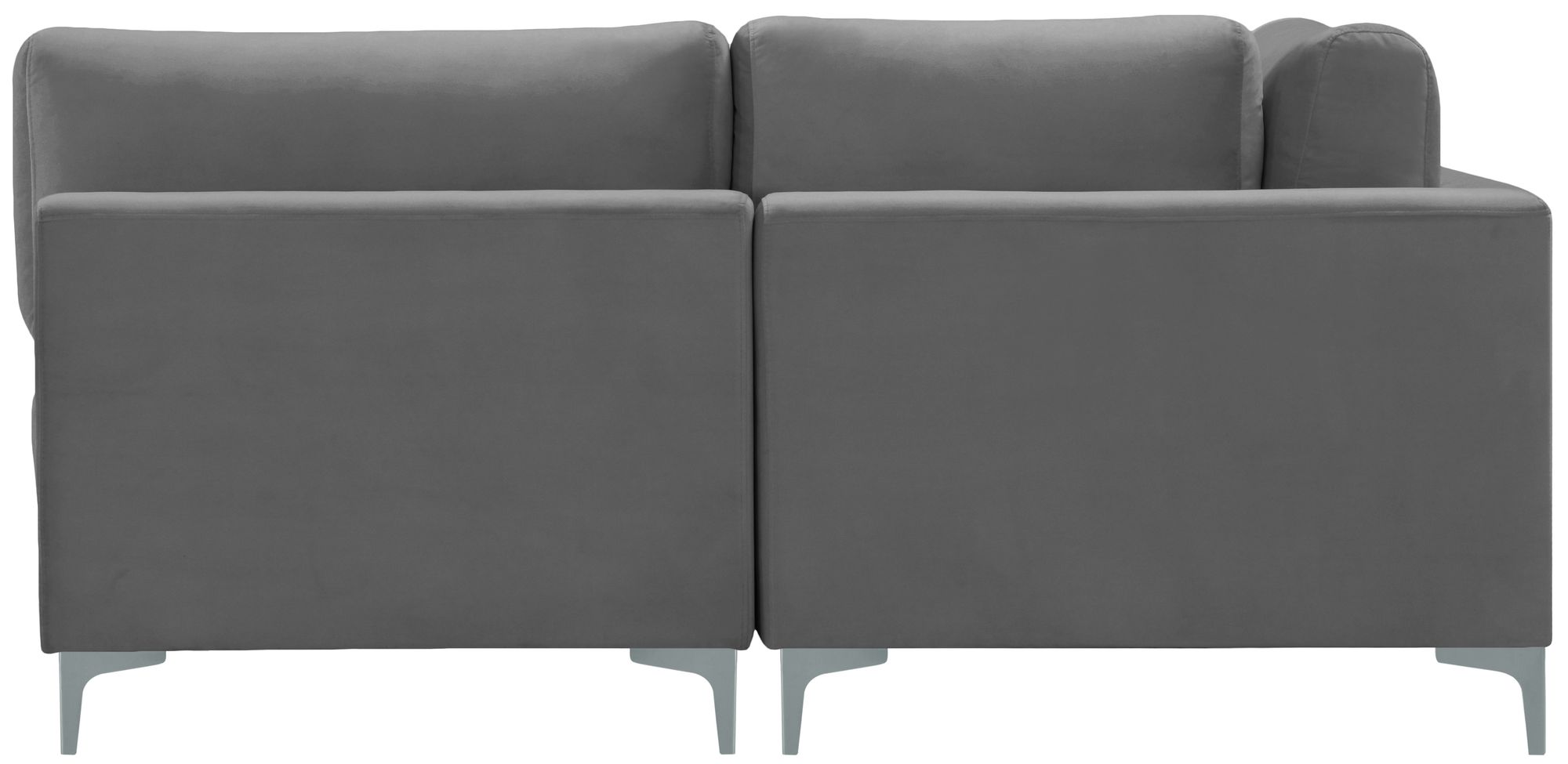 Julia 142" 5-Piece Velvet Modular Sectional
