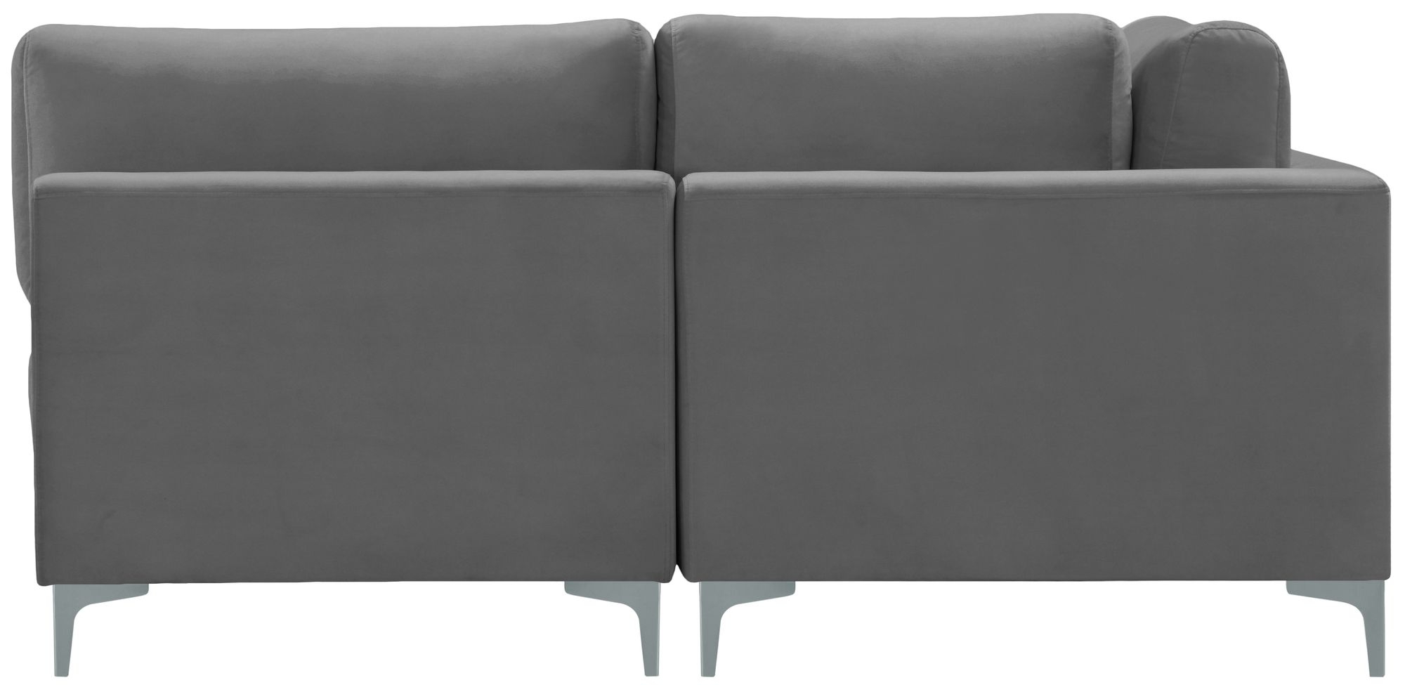 Julia 142" 5-Piece Velvet Modular Sectional