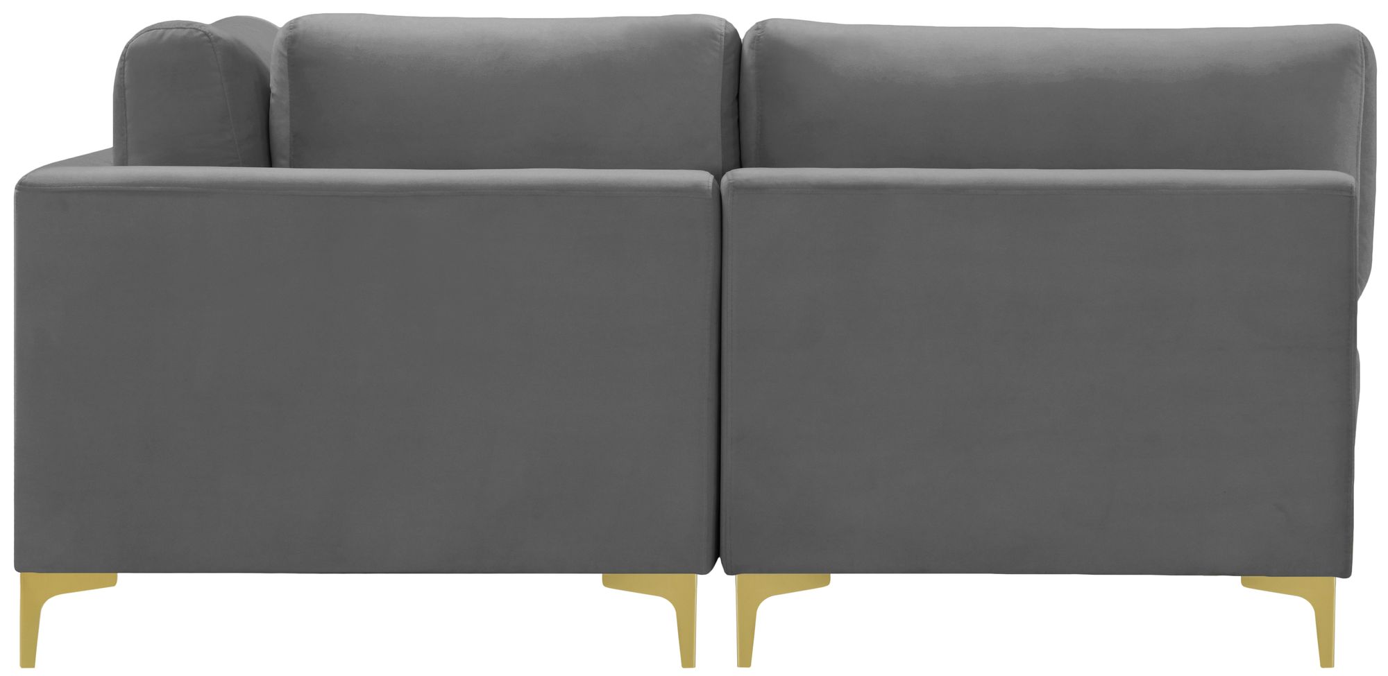 Julia 142" 6-Piece Velvet Modular U-Shape Sectional