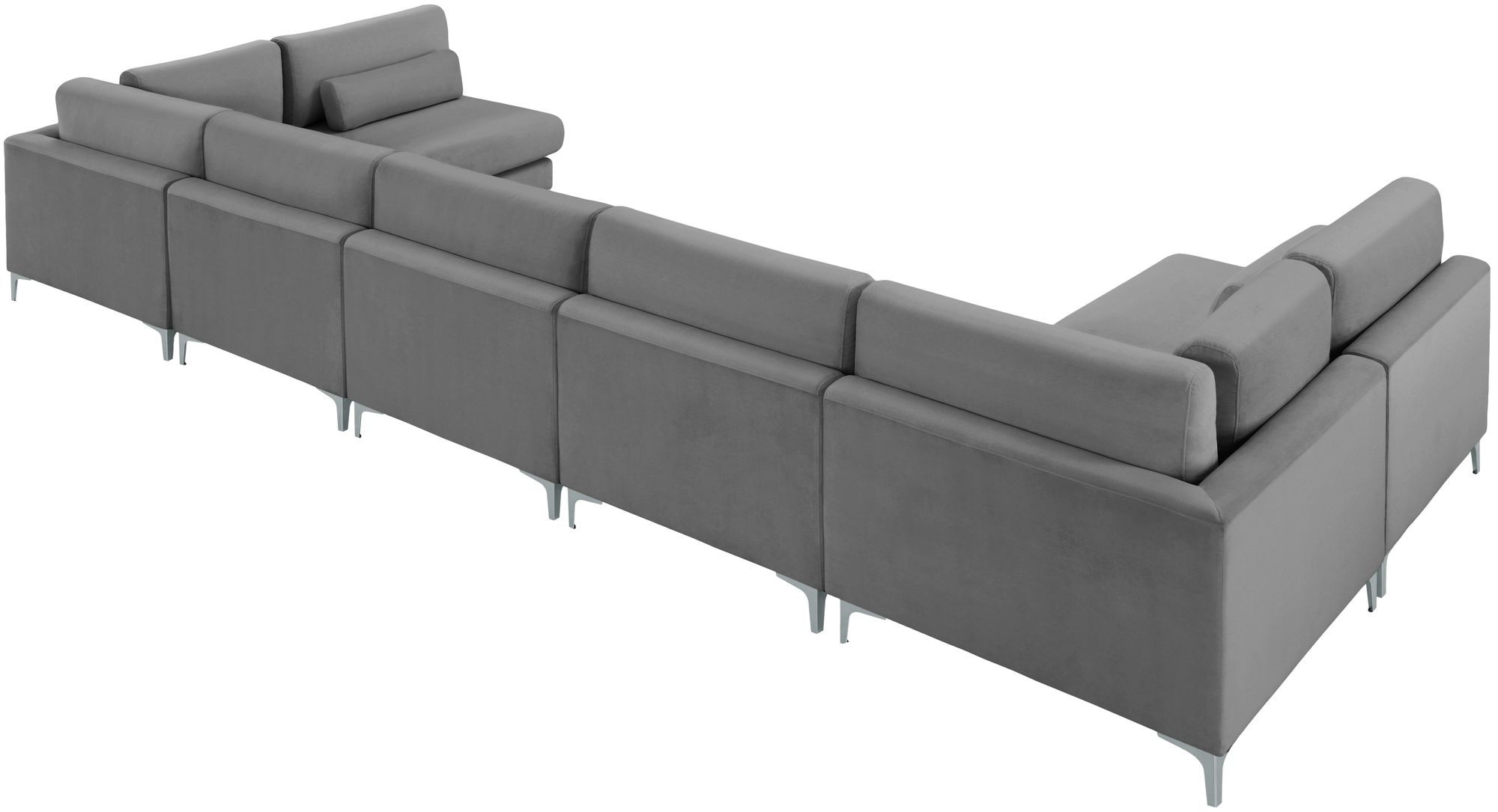 Julia 175.5" 7-Piece Velvet Modular Sectional