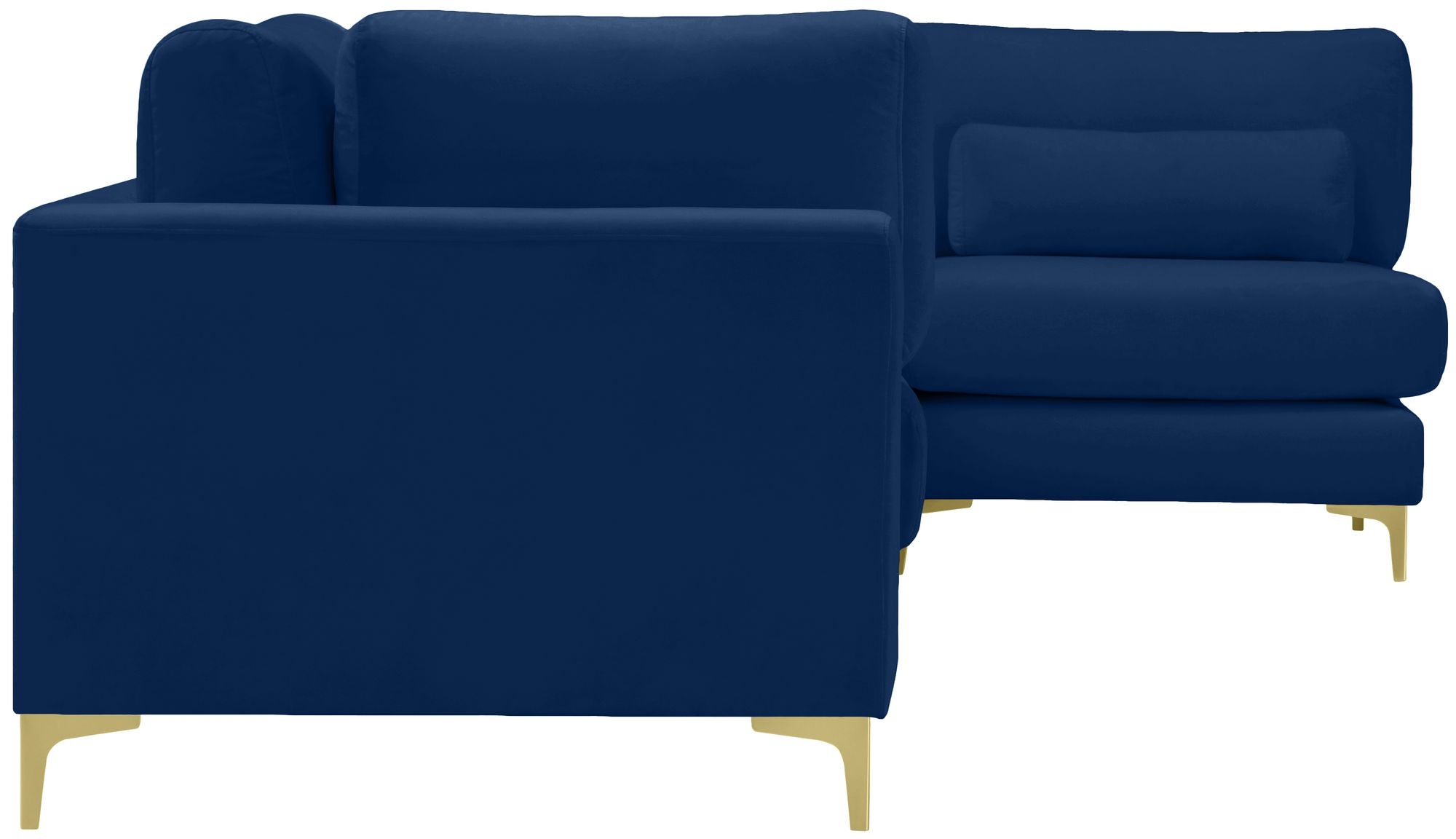 Julia 108.5" 4-Piece Velvet Modular Corner Sectional
