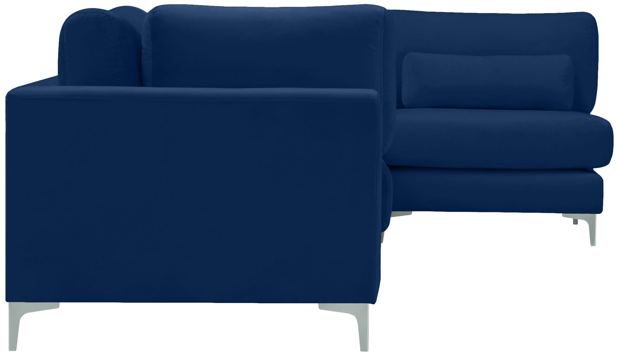 Julia 108.5" 4-Piece Velvet Modular Corner Sectional
