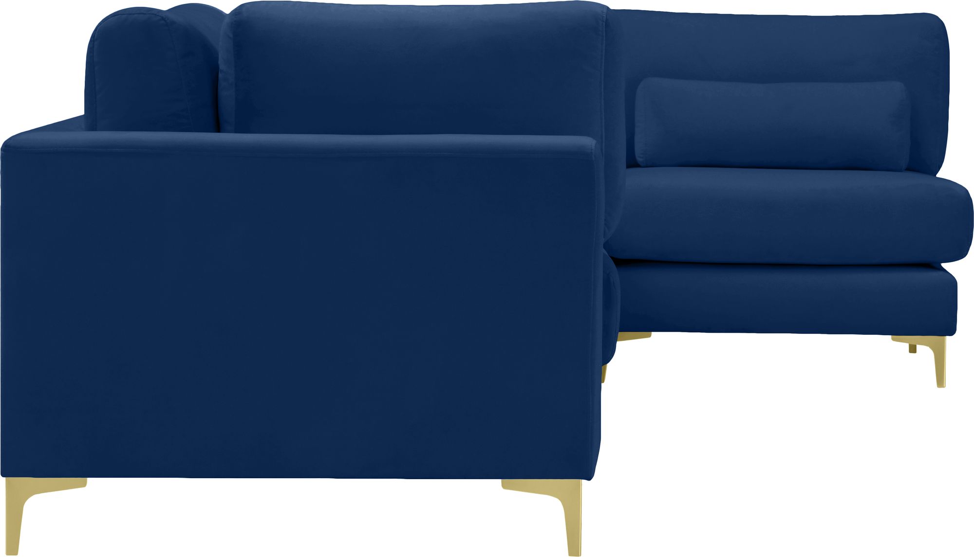 Julia 142" 5-Piece Velvet Modular Sectional
