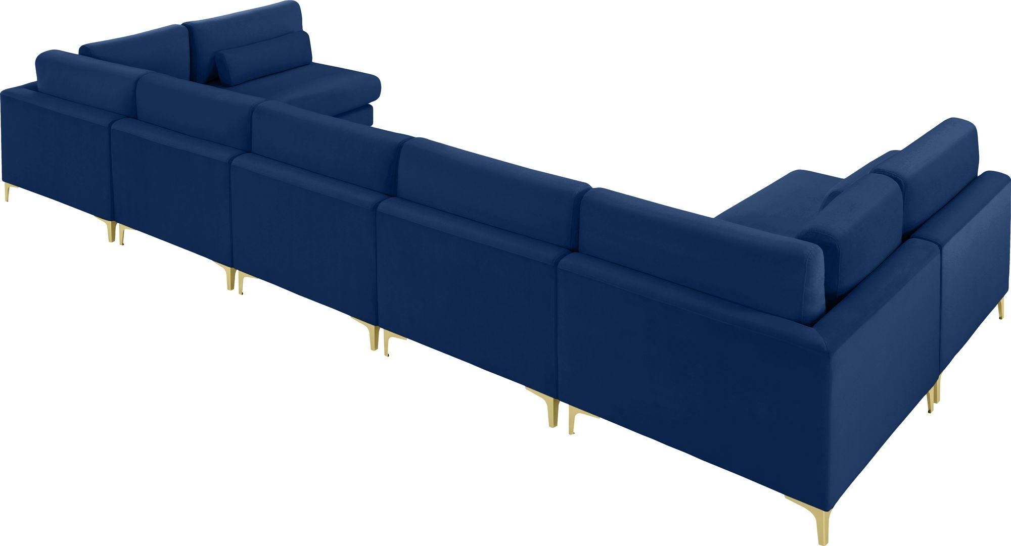 Julia 175.5" 7-Piece Velvet Modular Sectional