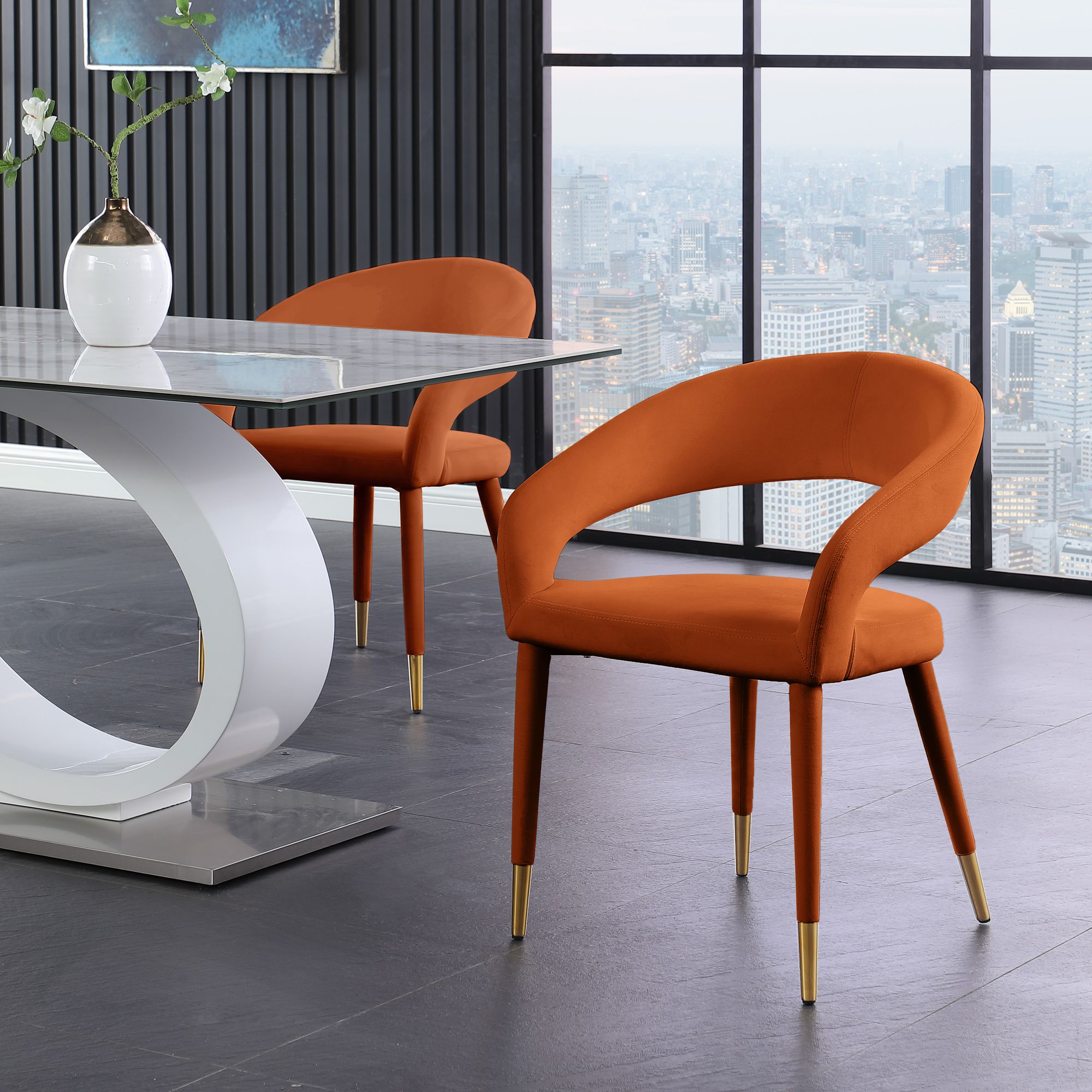 Destiny Velvet Dining Chair
