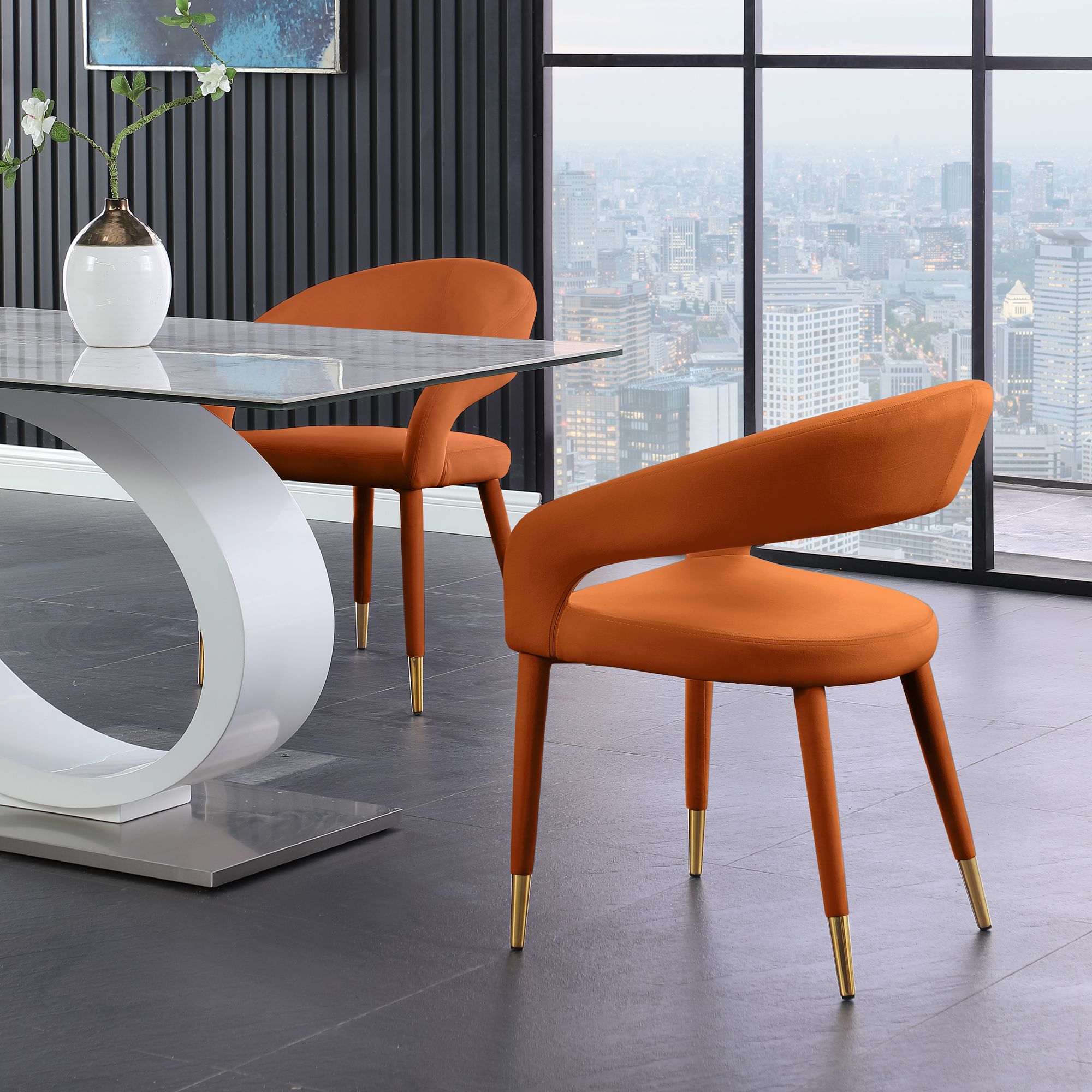 Destiny Velvet Dining Chair