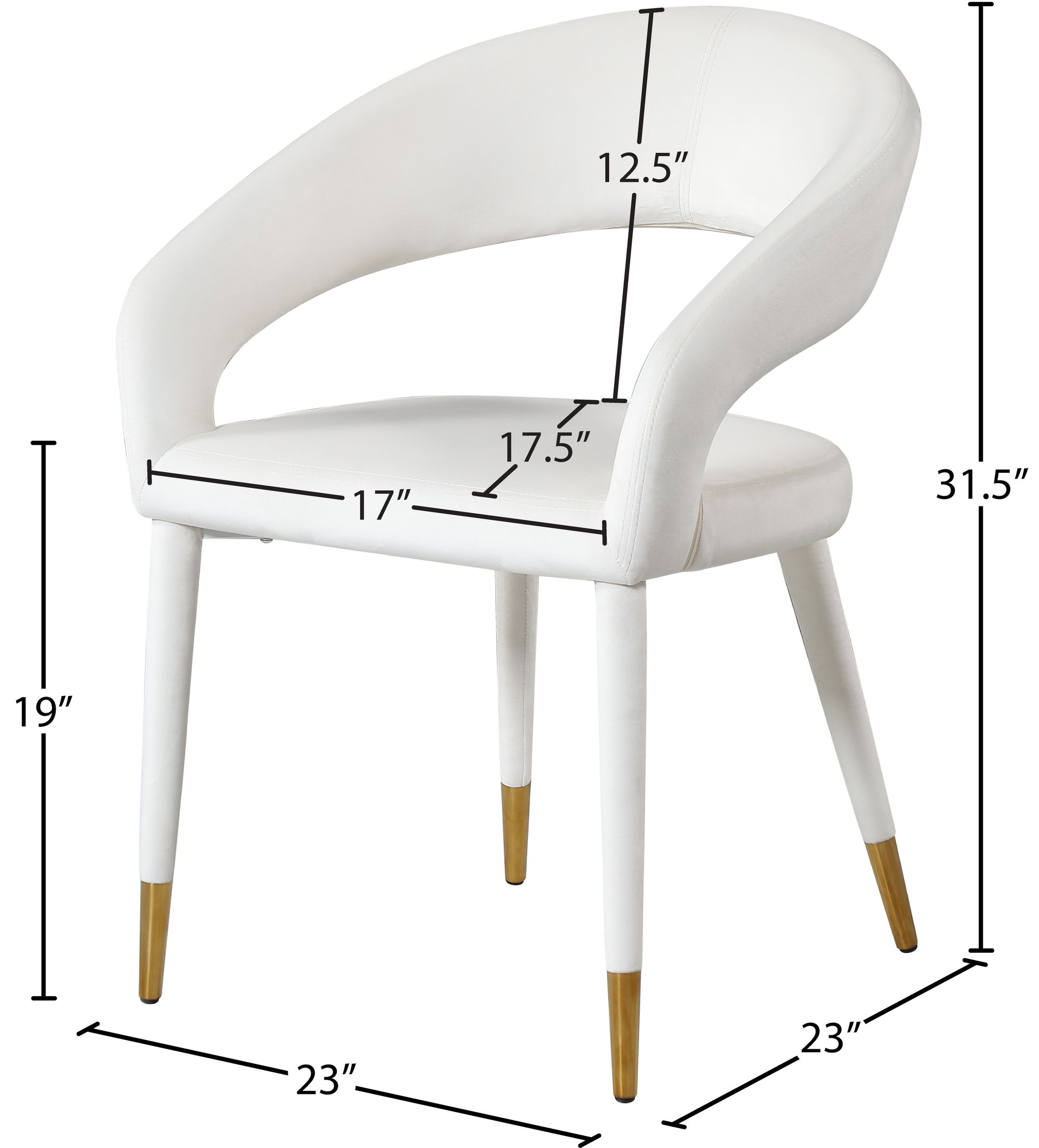 Destiny Velvet Dining Chair