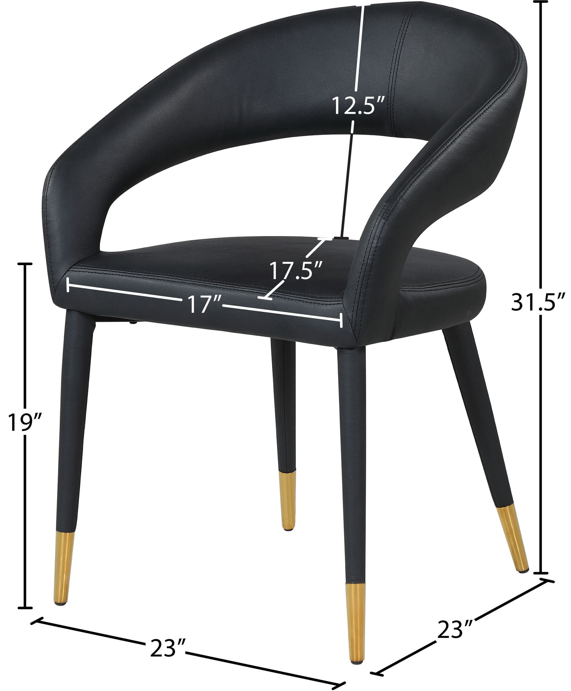 Destiny Faux Leather Dining Chair