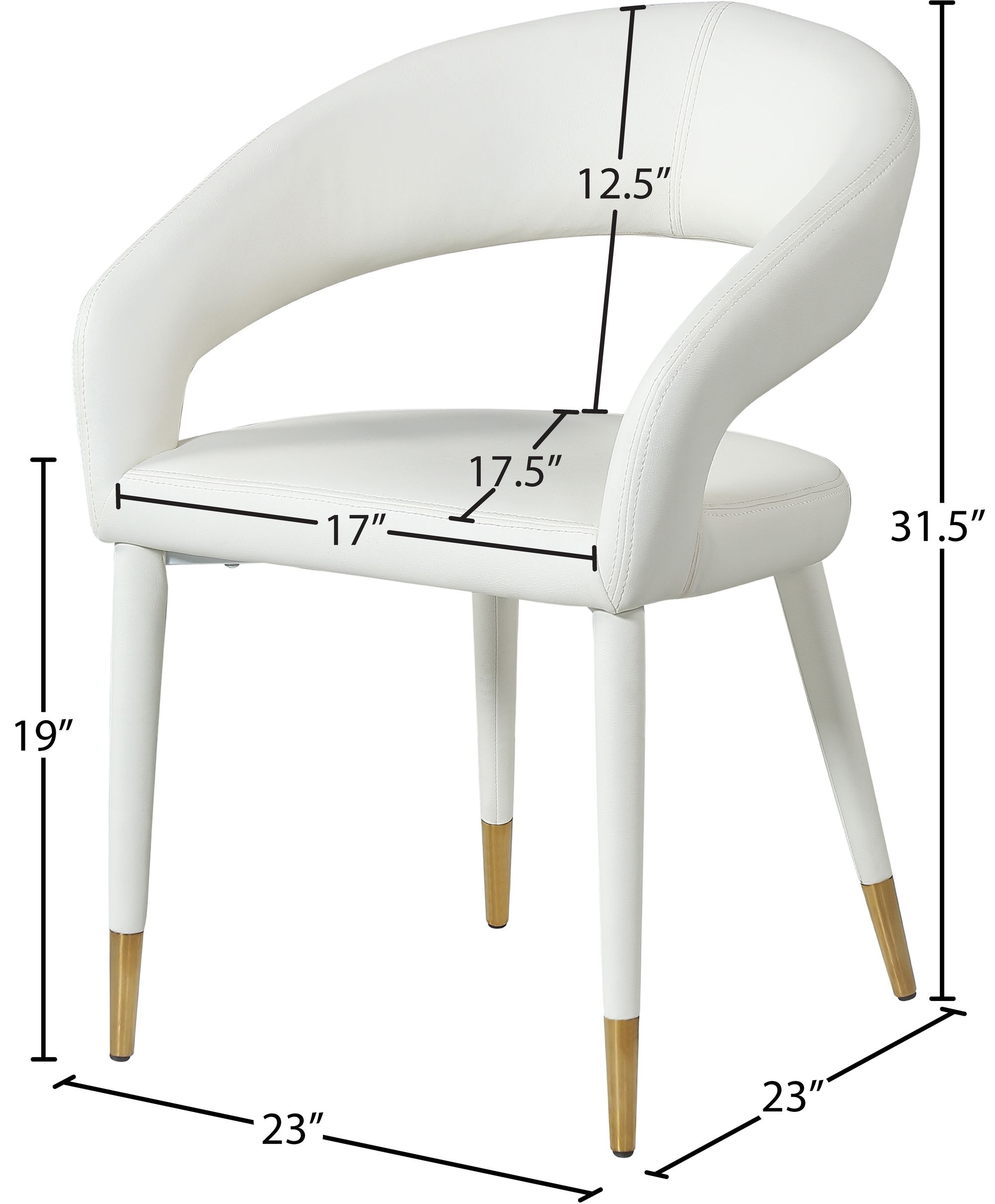 Destiny Faux Leather Dining Chair