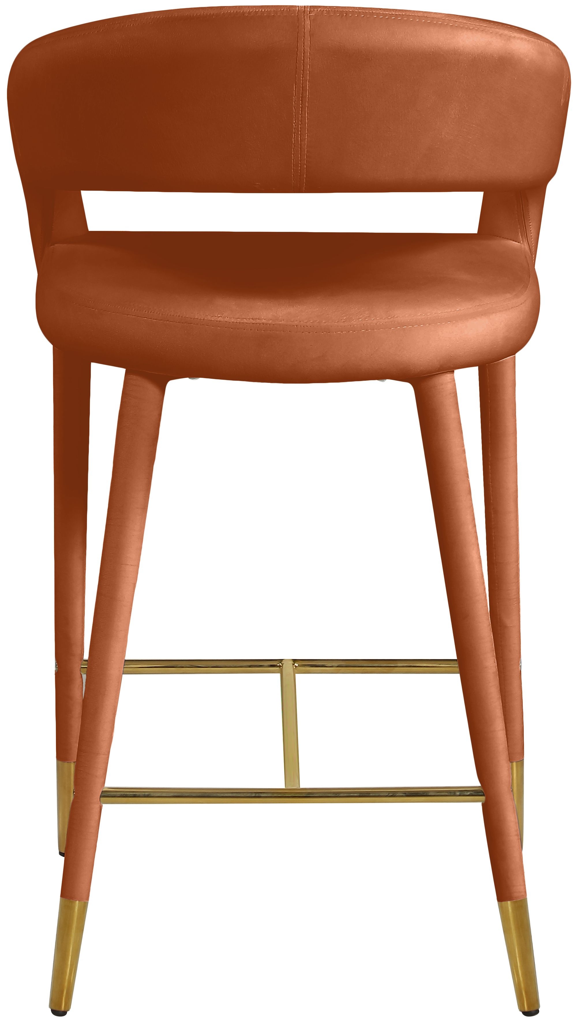 Destiny Velvet Counter Stool