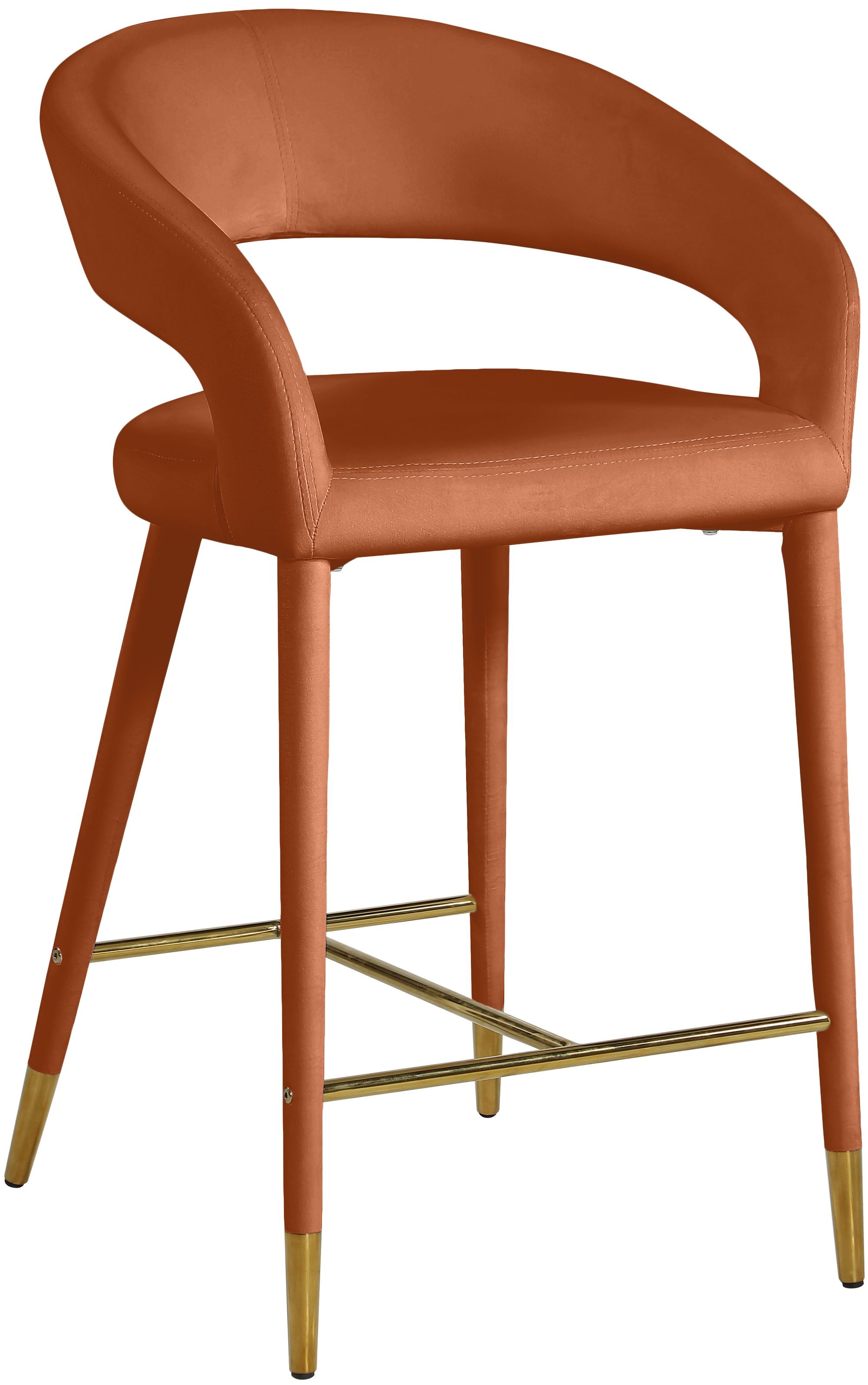 Destiny Velvet Counter Stool