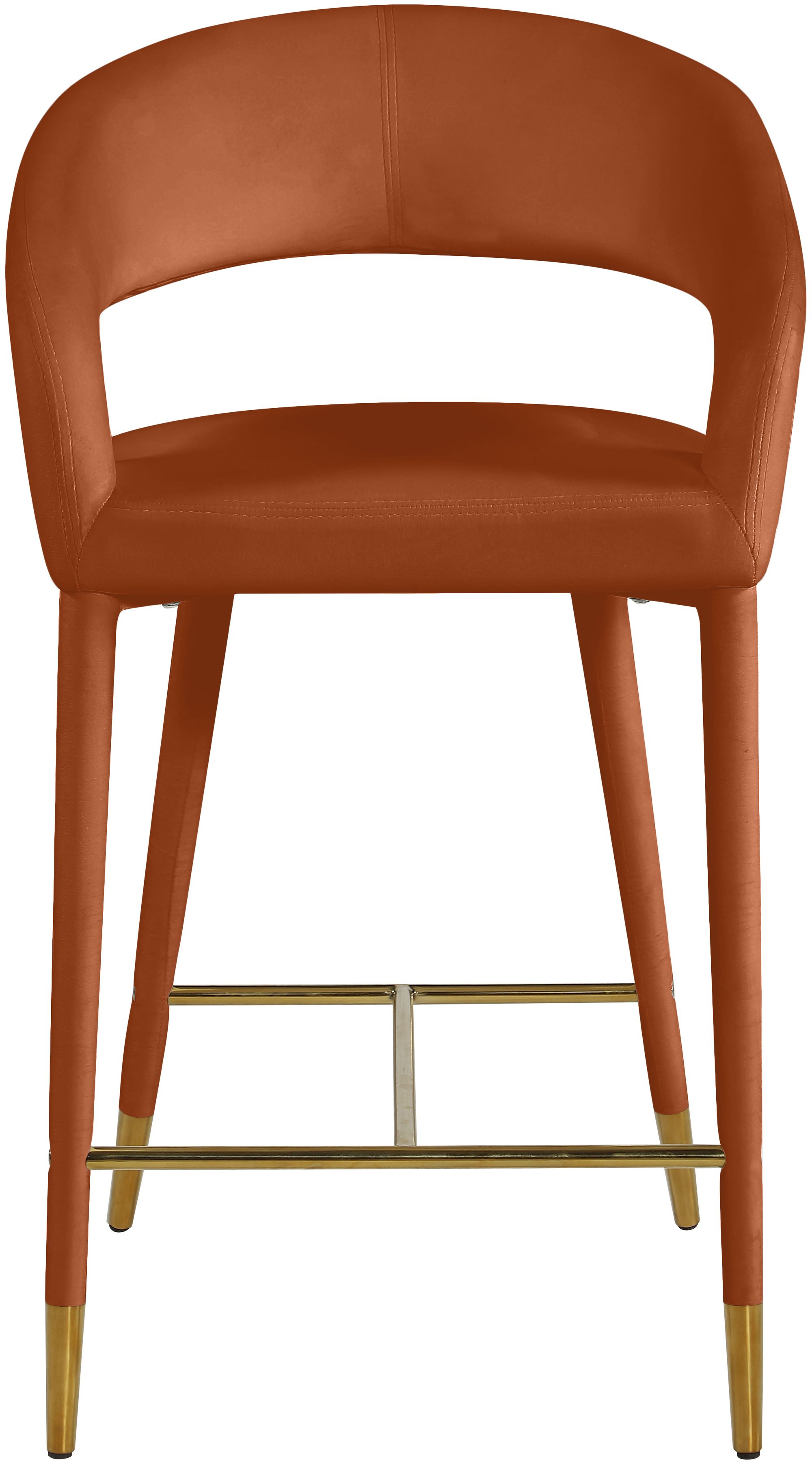 Destiny Velvet Counter Stool