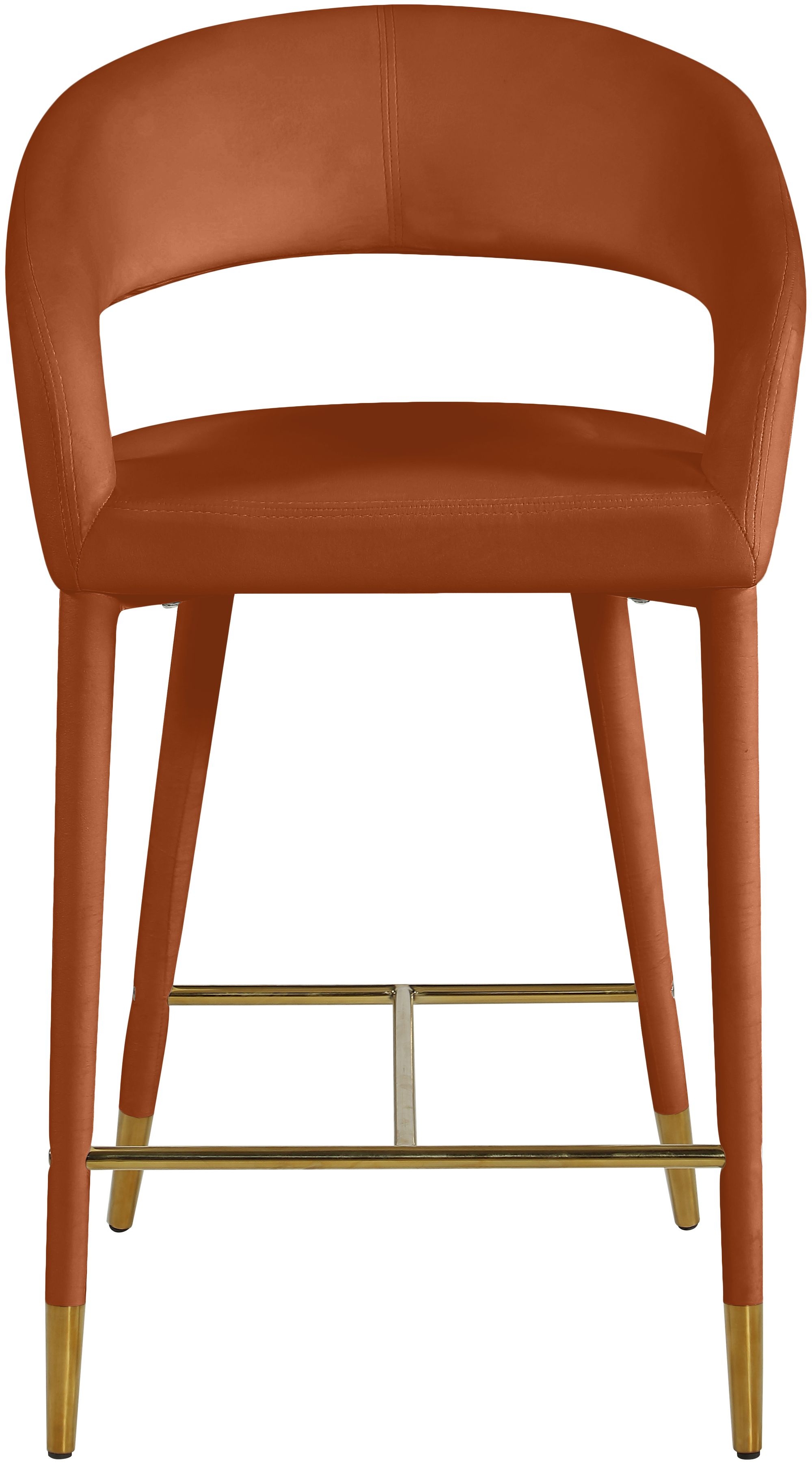 Destiny Velvet Counter Stool