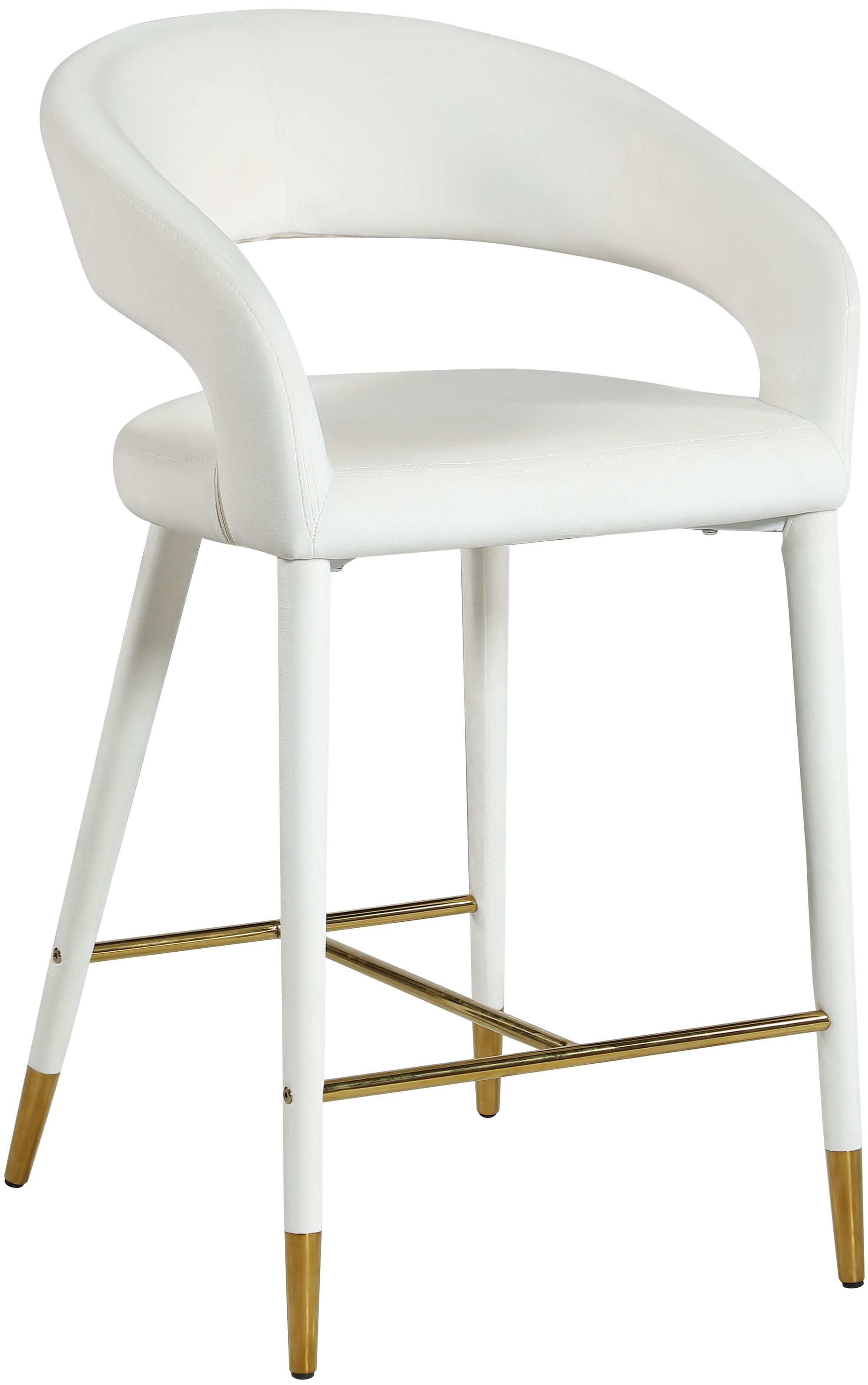 Destiny Velvet Counter Stool