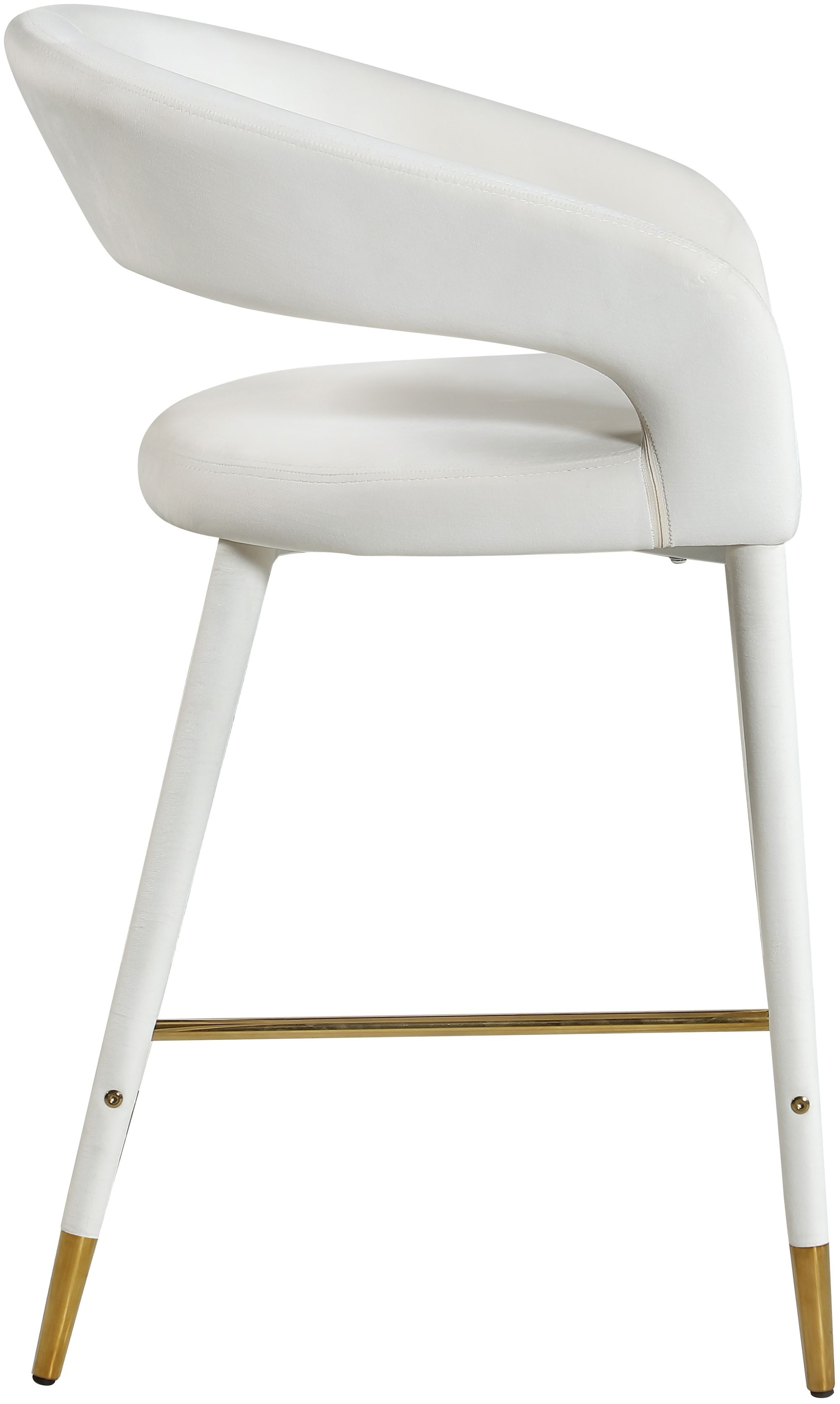 Destiny Velvet Counter Stool