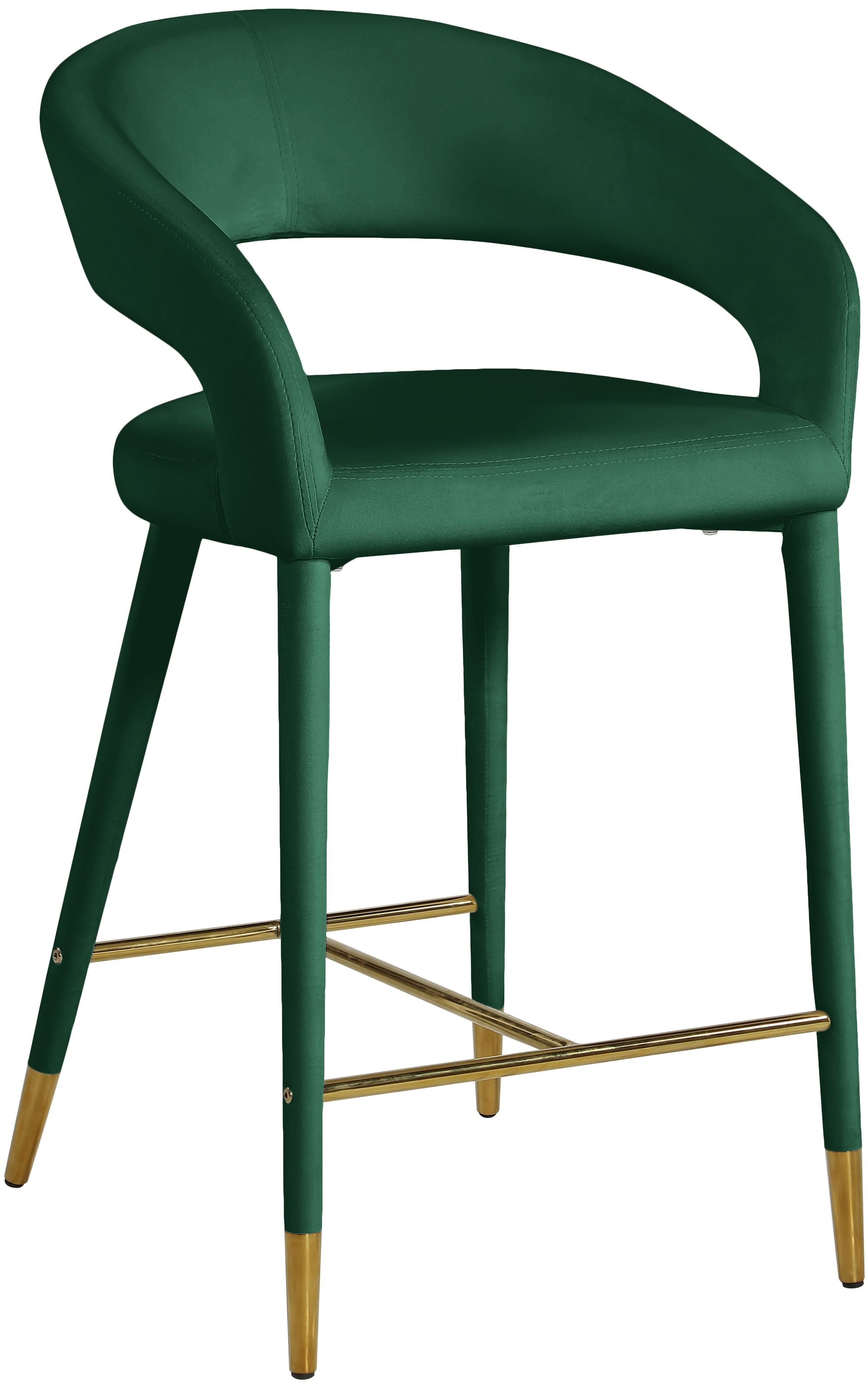 Destiny Velvet Counter Stool
