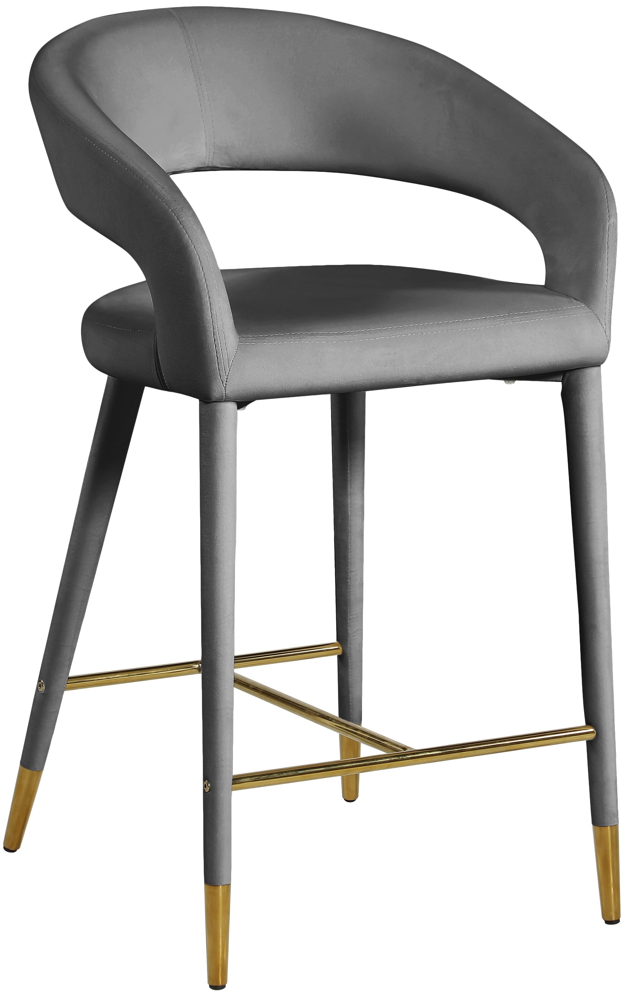 Destiny Velvet Counter Stool