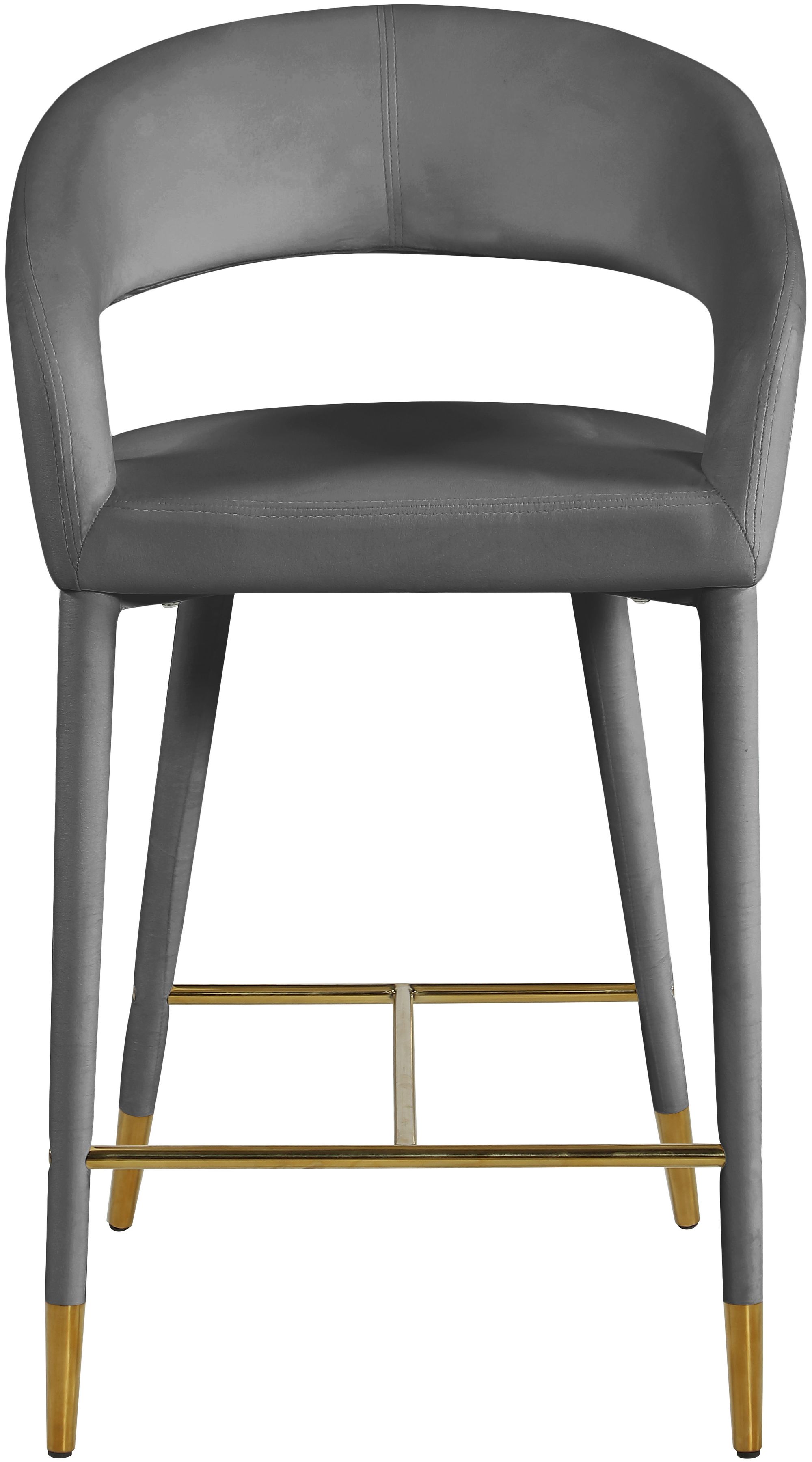 Destiny Velvet Counter Stool