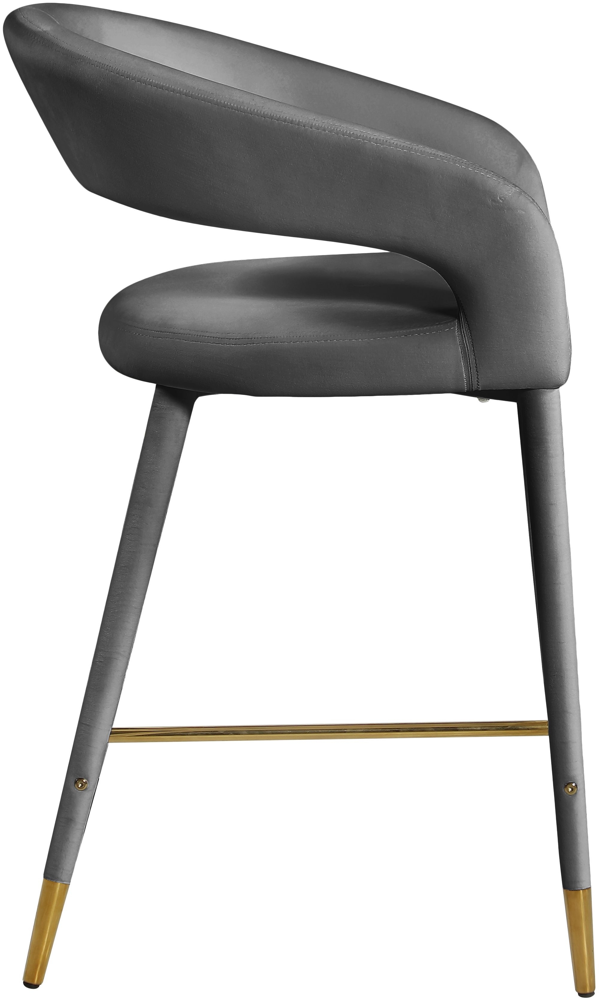 Destiny Velvet Counter Stool