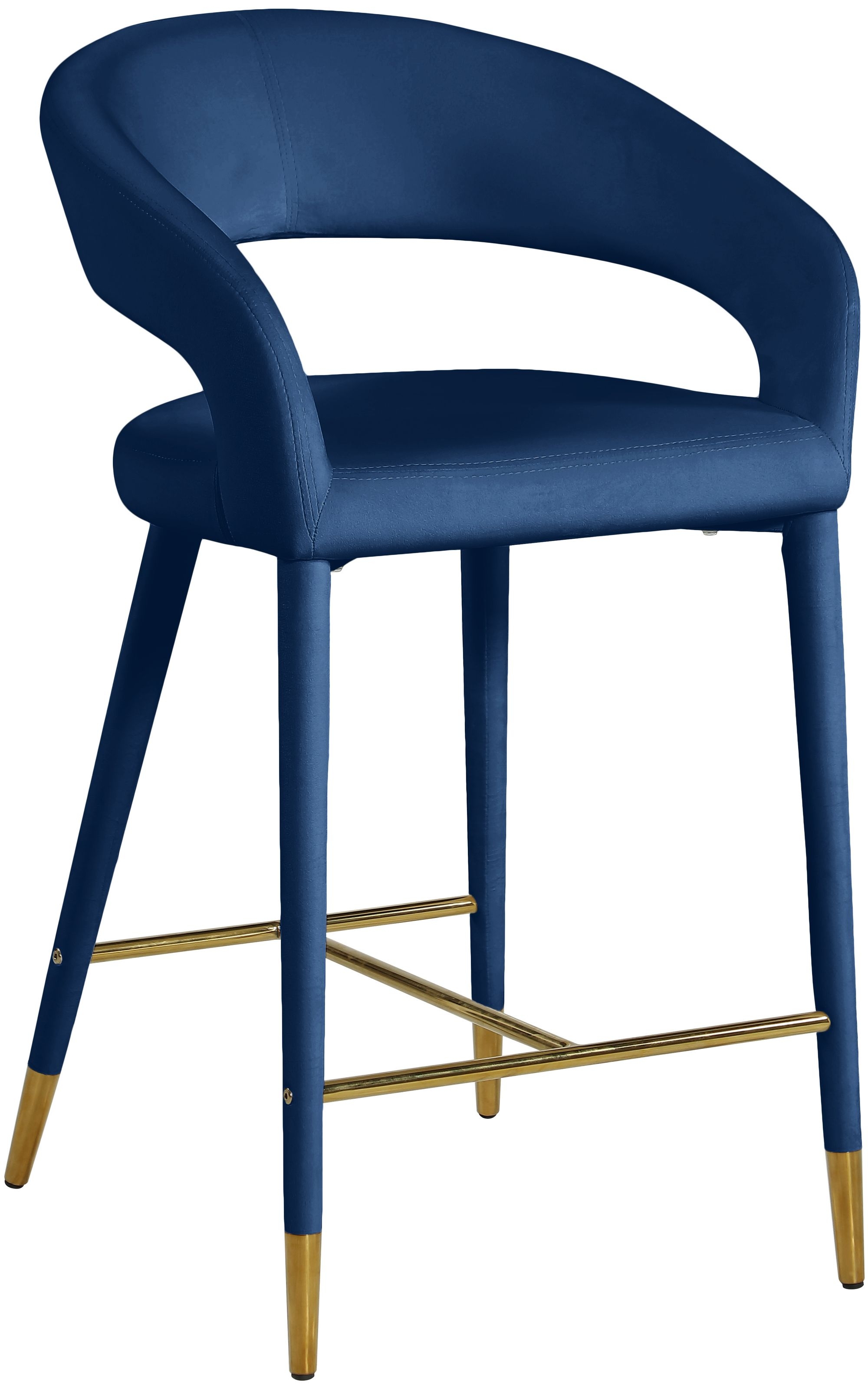 Destiny Velvet Counter Stool