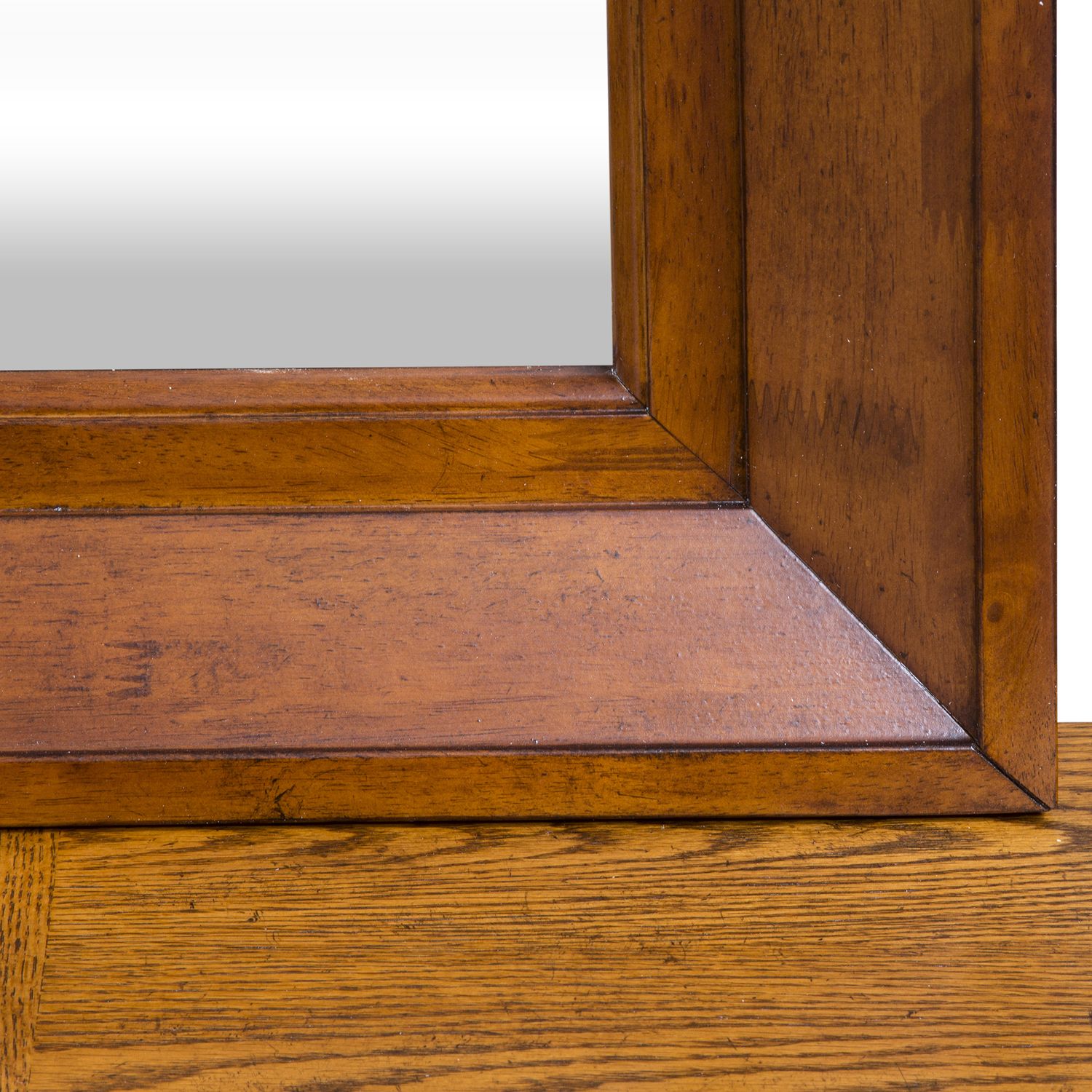Grandpa's Cabin Wood Sleigh Bedroom Set - Aged Oak
