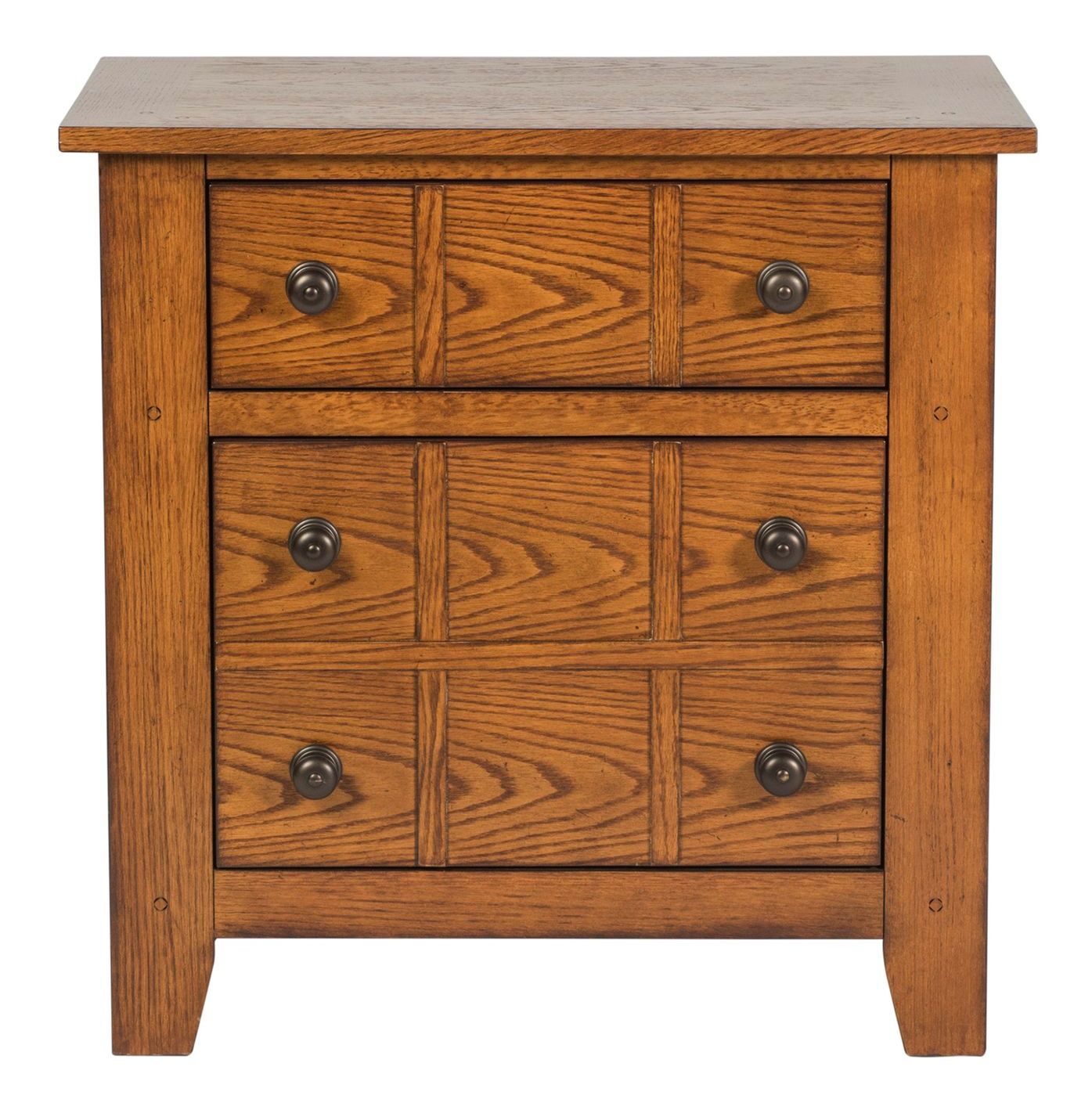 Grandpa's Cabin Wood Sleigh Bedroom Set - Aged Oak