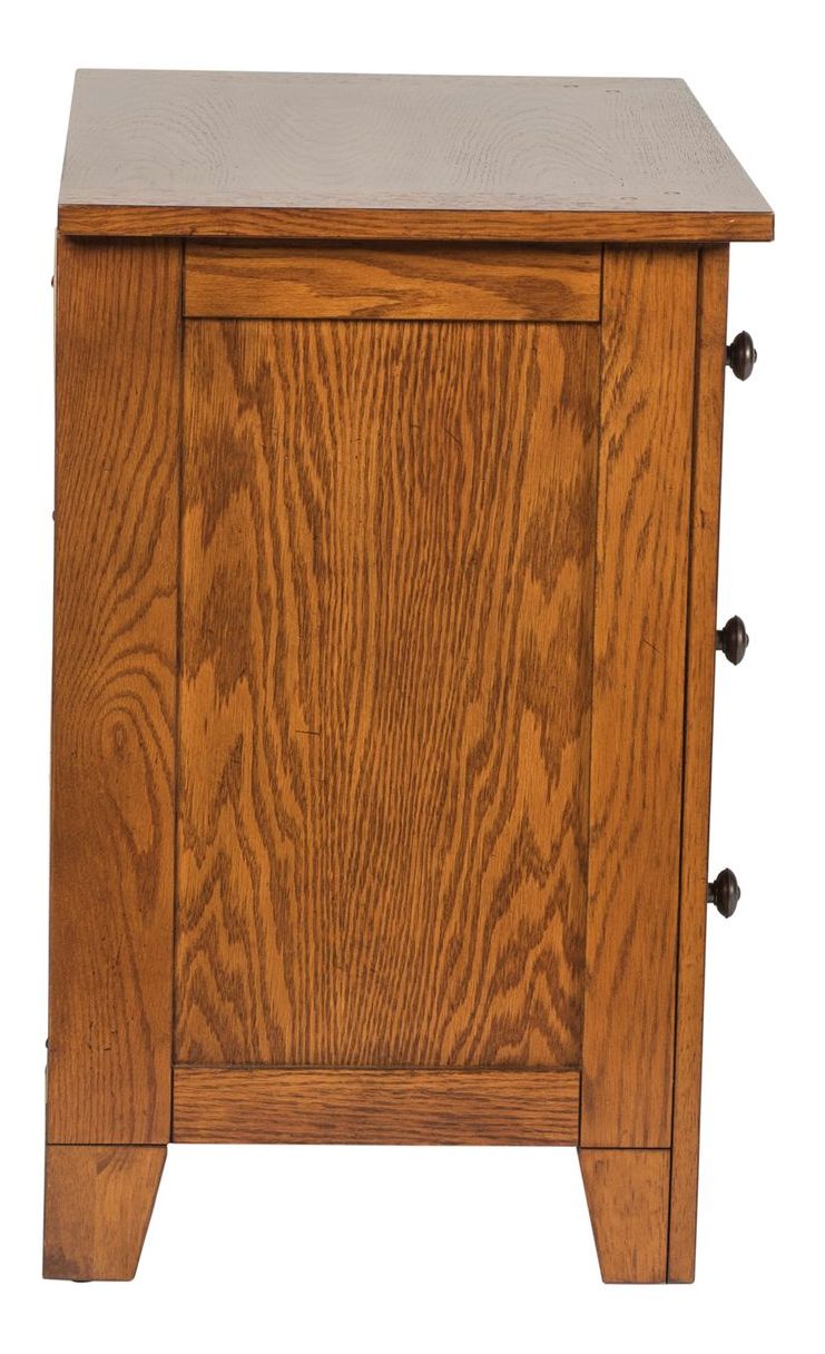 Grandpa's Cabin Wood Sleigh Bedroom Set - Aged Oak