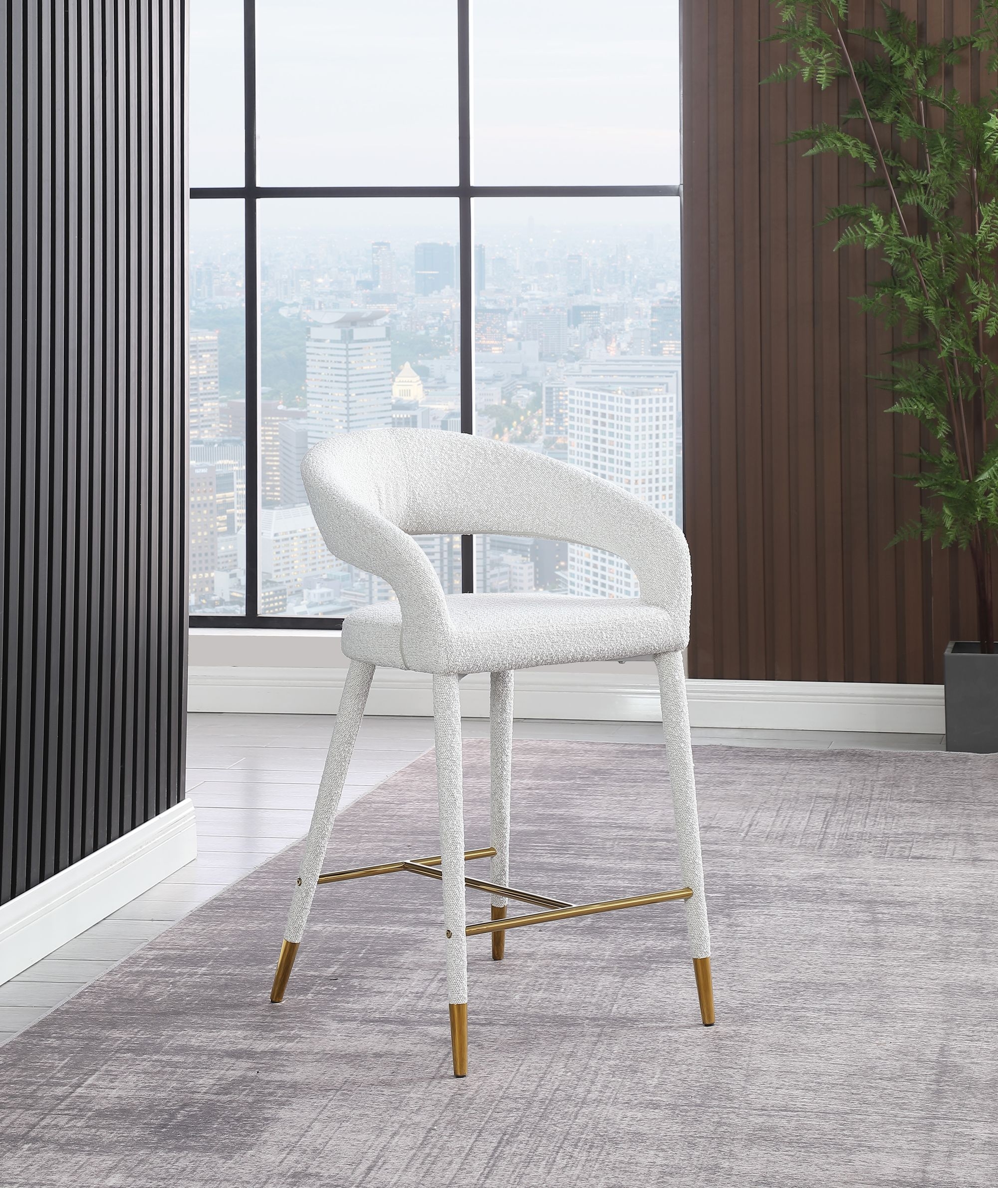 Destiny Faux Leather Counter Stool