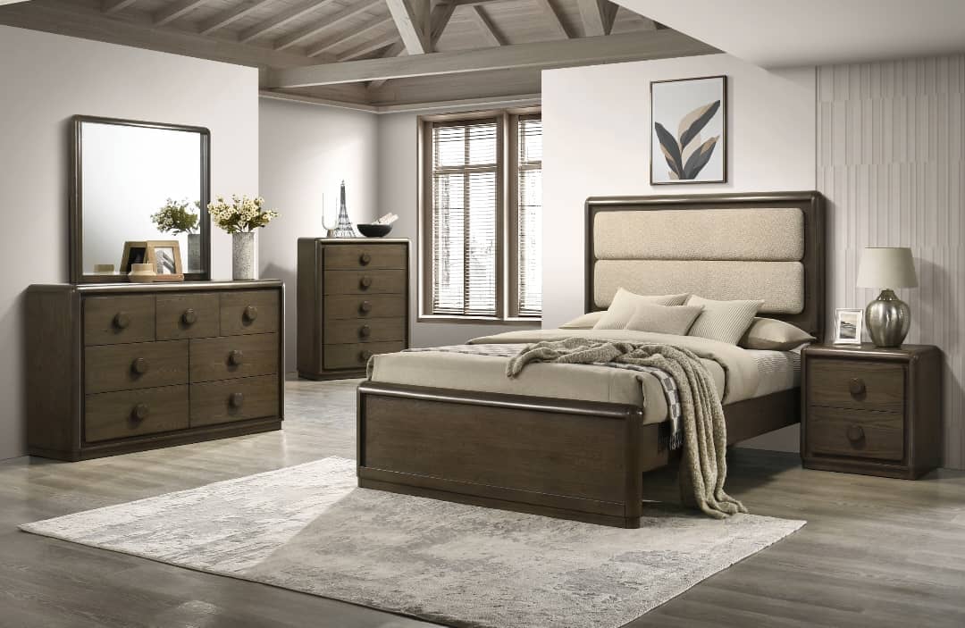 Luna Dresser Mirror Rectangular Framed Bedroom Wall Mirror