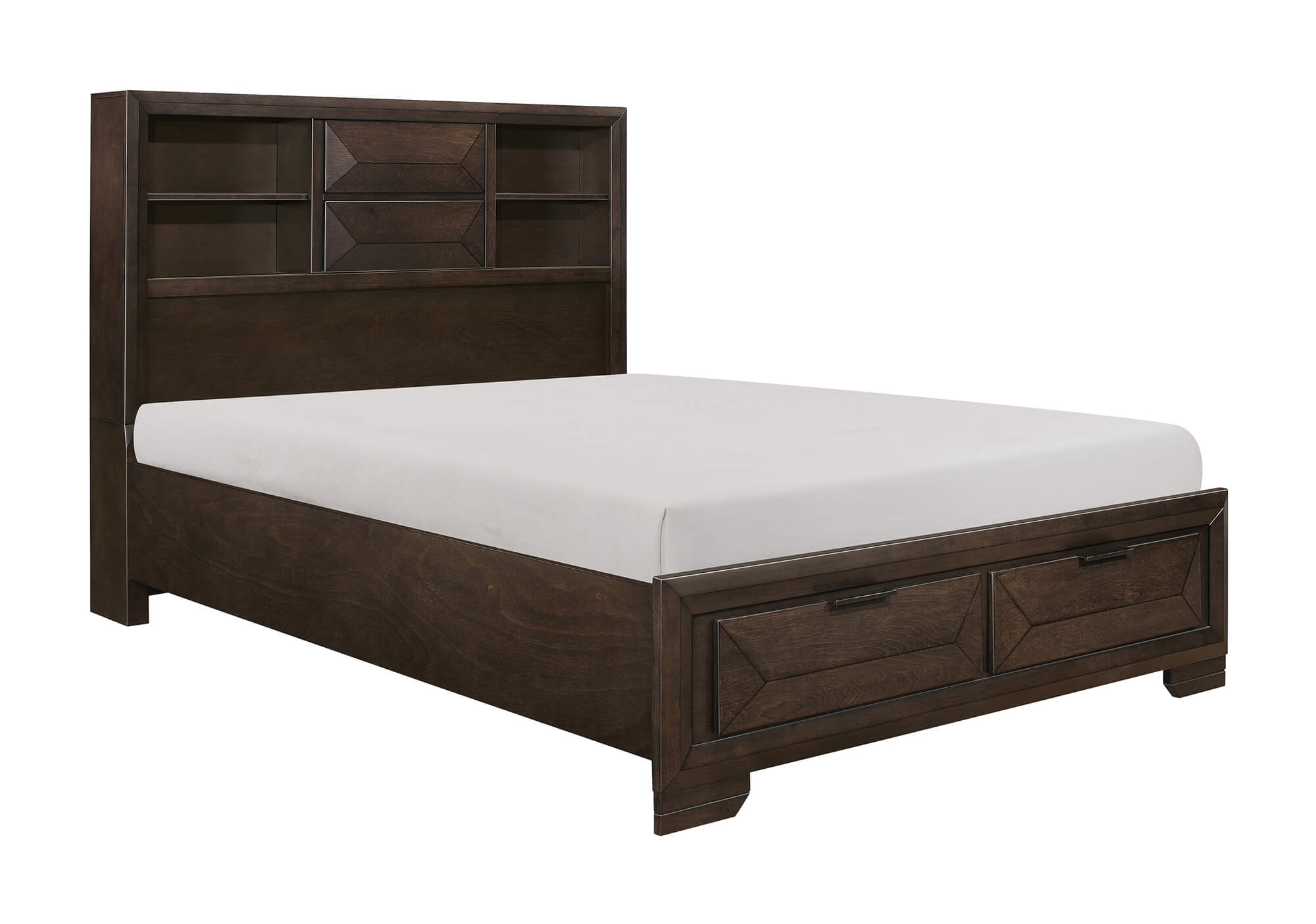 Chesky Wood/Wood Veneer Platform Bedroom Set