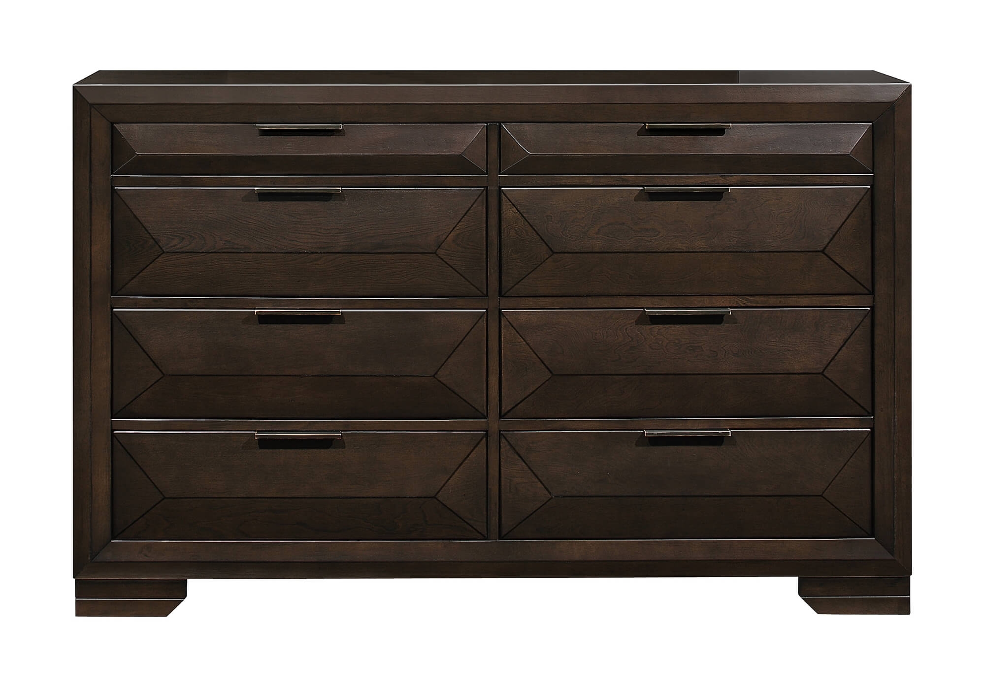 Chesky Wood/Wood Veneer Platform Bedroom Set
