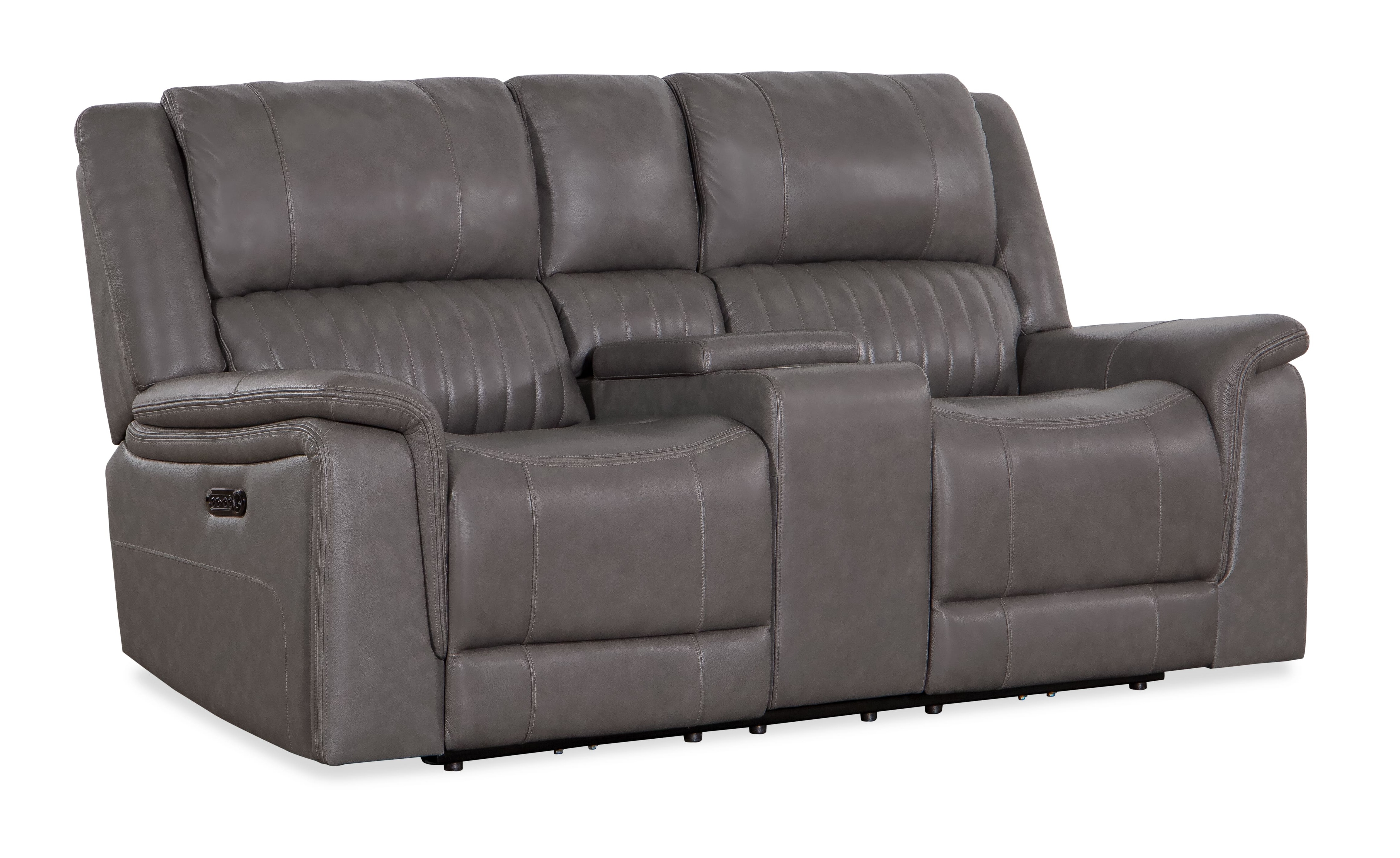 Palmer Italian Leather Power Reclining Living Room Set
