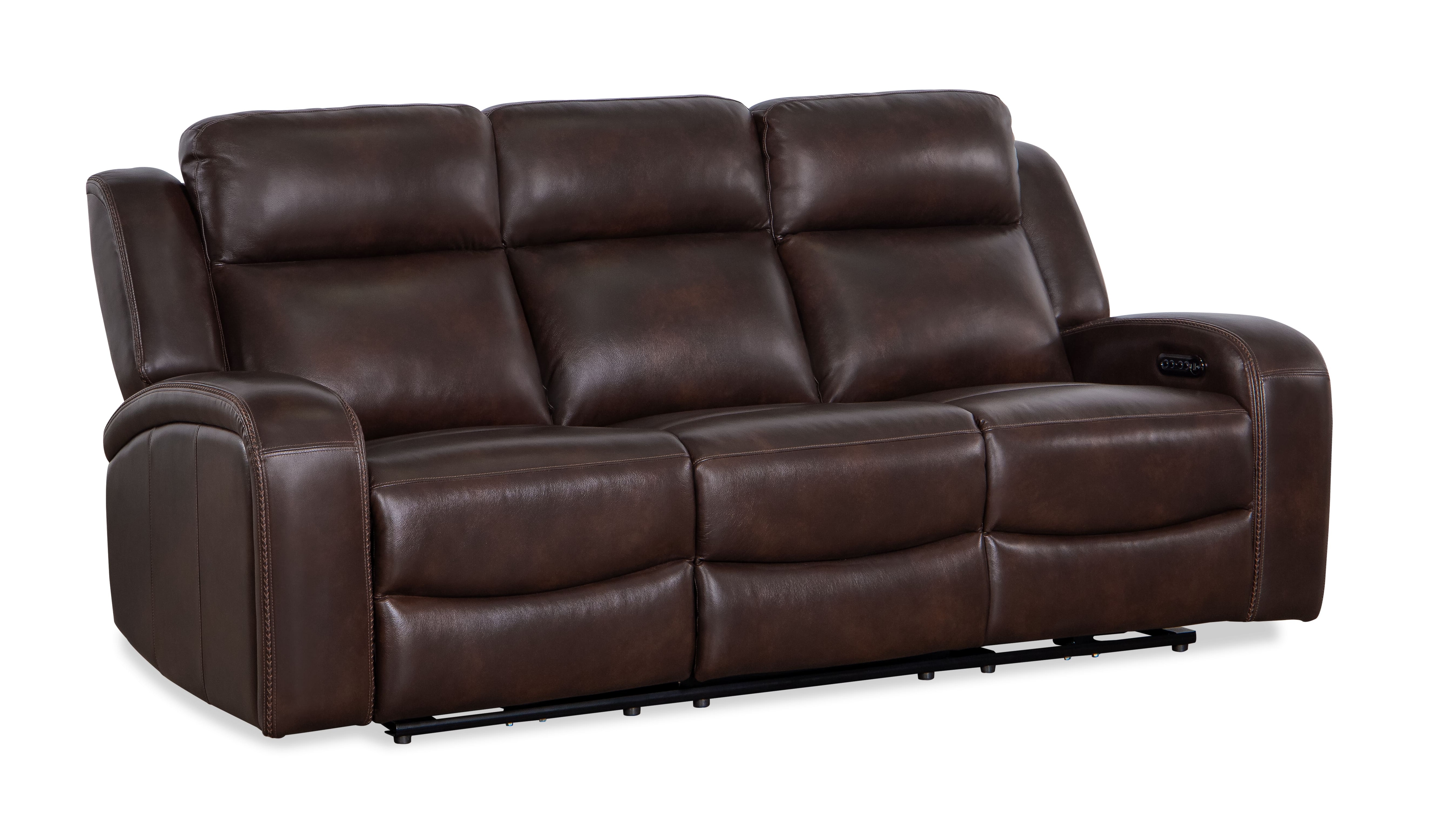 Logan Italian Leather Power Reclining Living Room Set