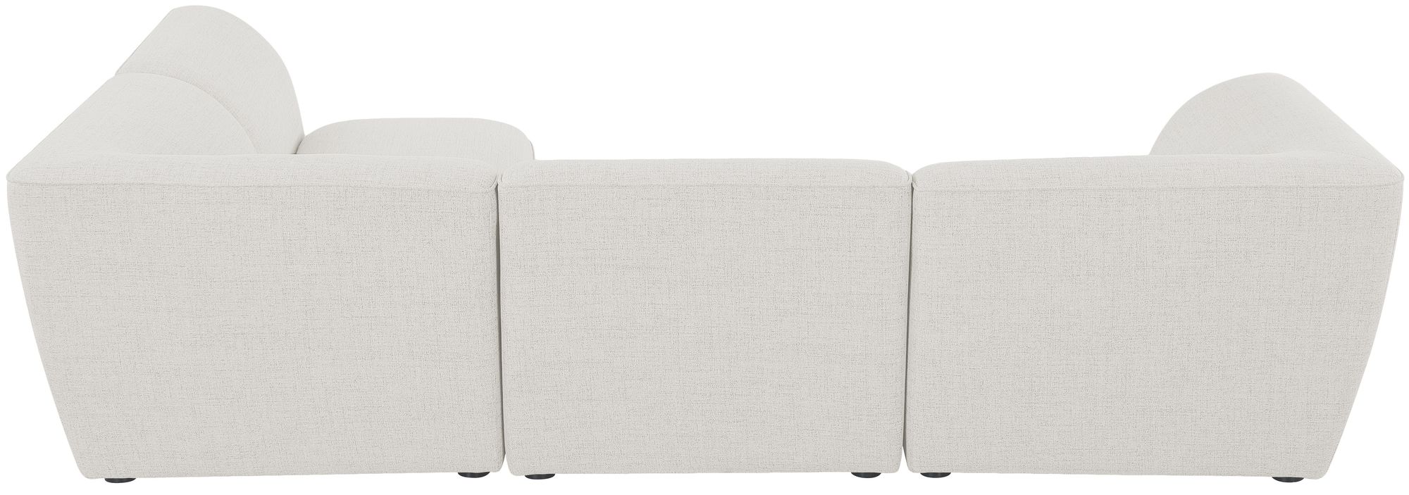Miramar 109" 4-Piece Linen Modular Corner Sectional