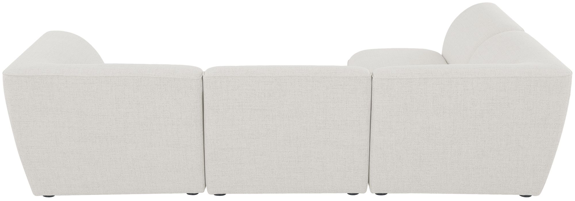 Miramar 109" 4-Piece Linen Modular Corner Sectional